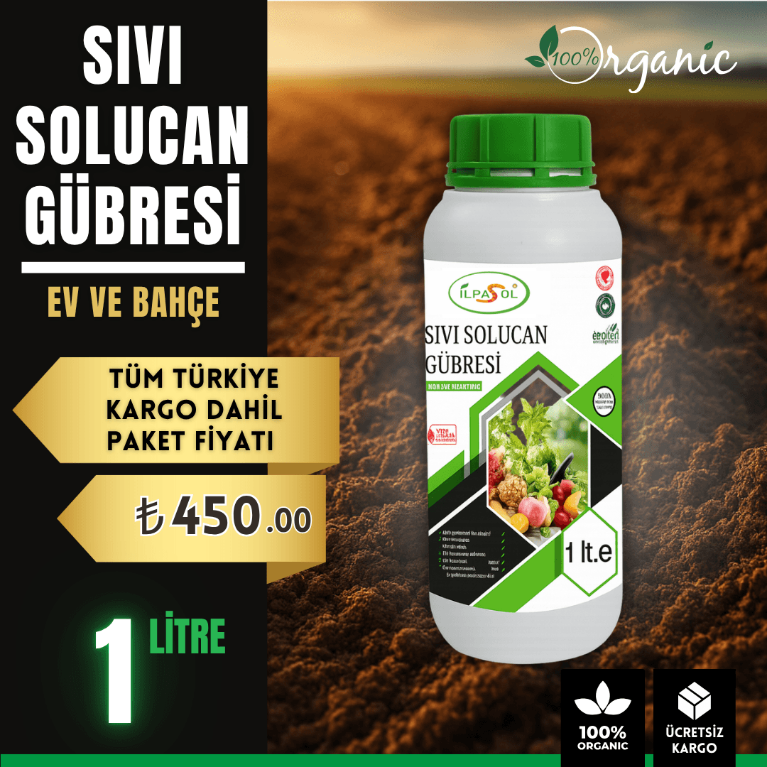 İlpasol Konsantre Sıvı Solucan Gübresi – 1 Litre
