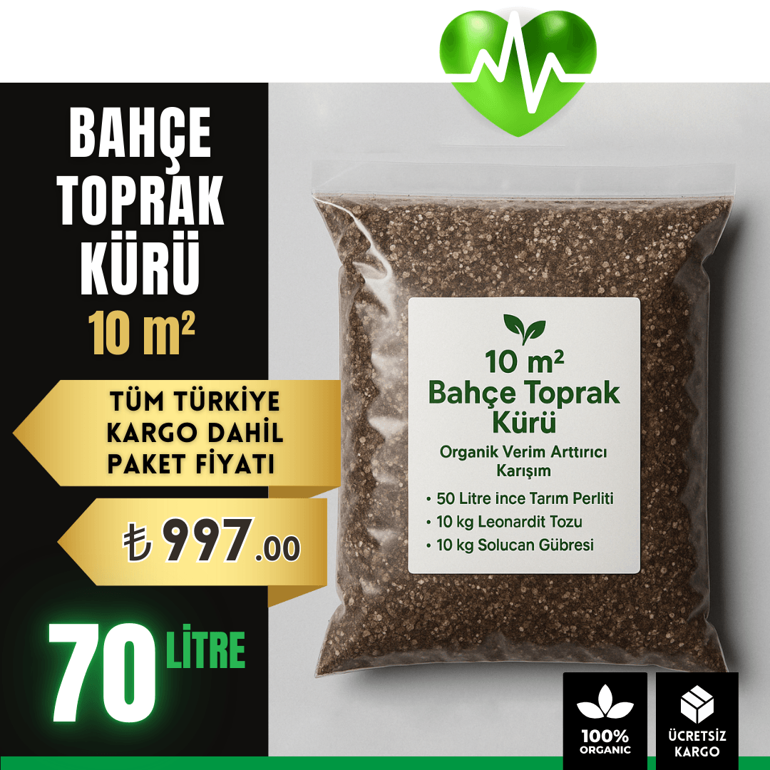 Bahçe Toprak Kürü - Verimsiz, killi veya yoğun kullanılmış bahçeler (70 Litre)