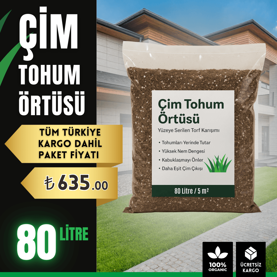 Çim Tohum Örtüsü (Kapak Toprağı)