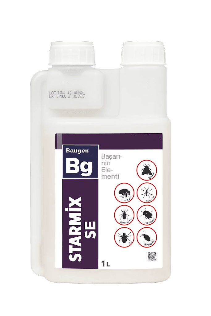 Baugen Starmix SE 1L Su Bazlı Süspansiyon – Genel Haşere ve Böcek İlacı