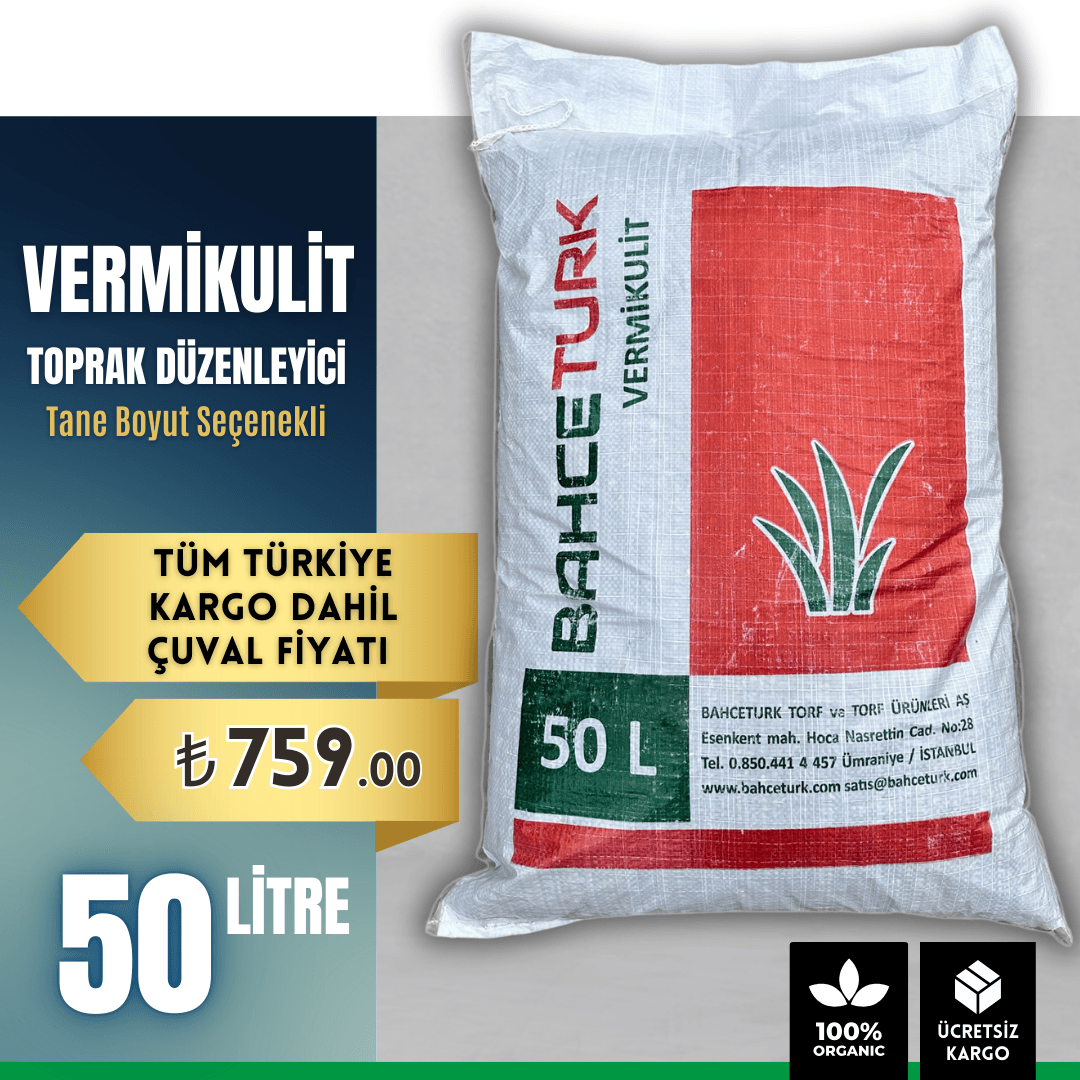 Vermikulit Toprak Düzenleyici (50 Litre)