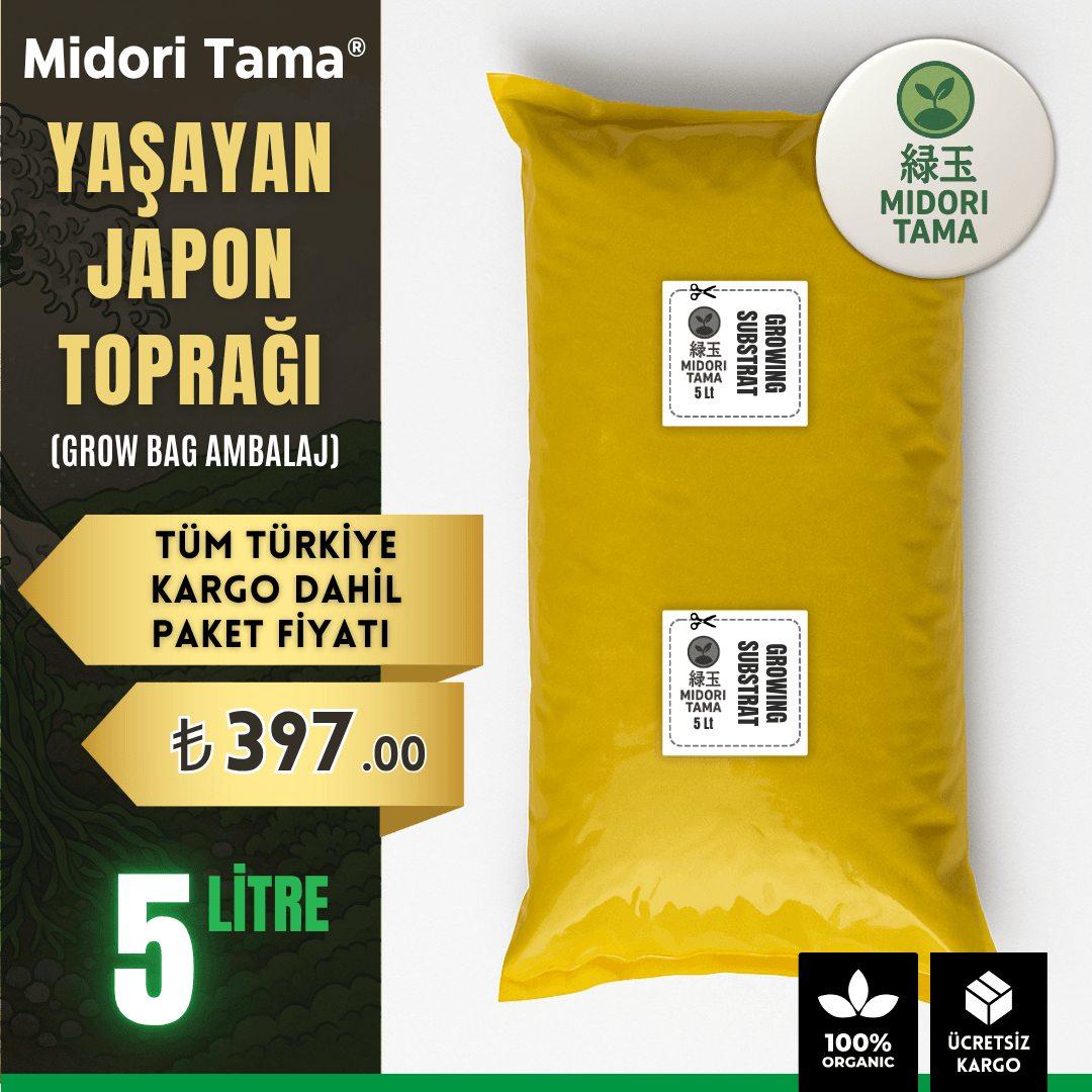 Midori Tama - Yaşayan Japon Toprağı (5 Litre Grow Bag)