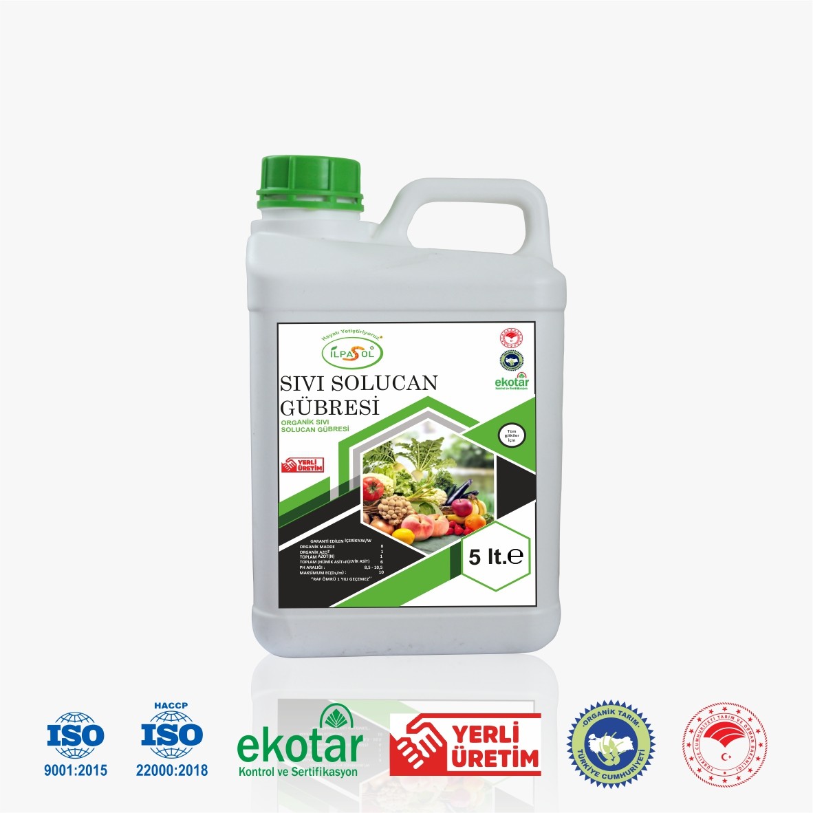 İlpasol Konsantre Sıvı Solucan Gübresi – 5 Litre