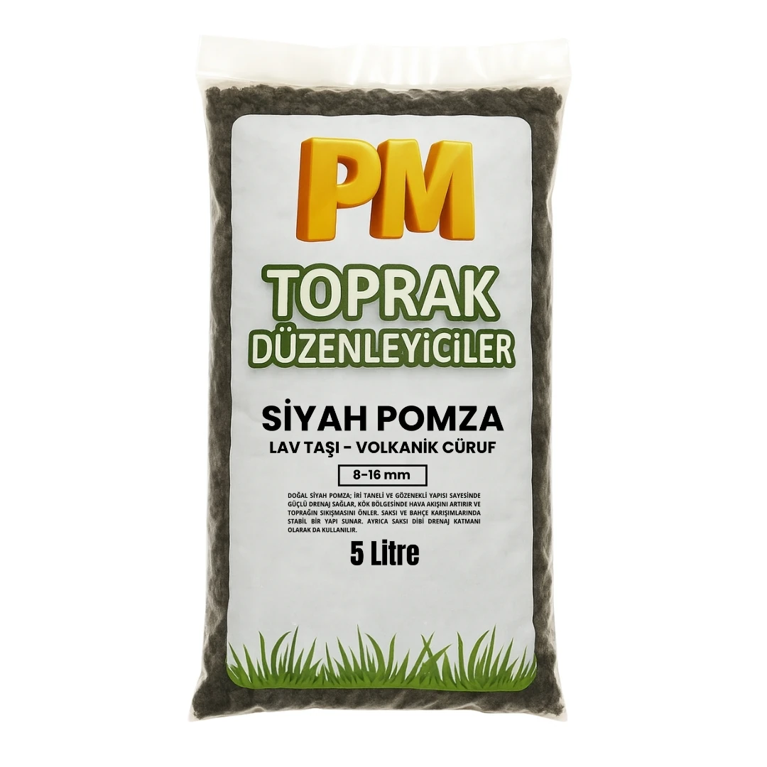 Siyah Pomza (Lav Taşı) 8-16mm