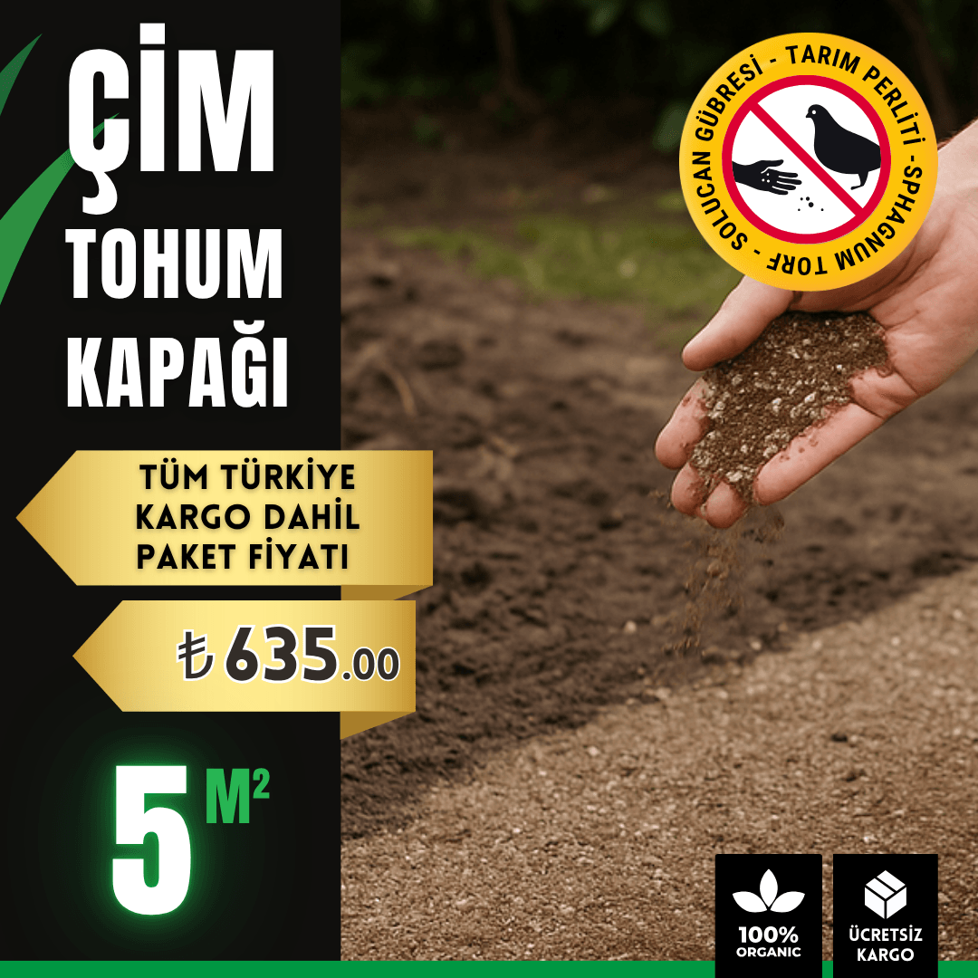 Çim Kapak Toprağı (Hazır Karışım) 50 Litre | 5m²