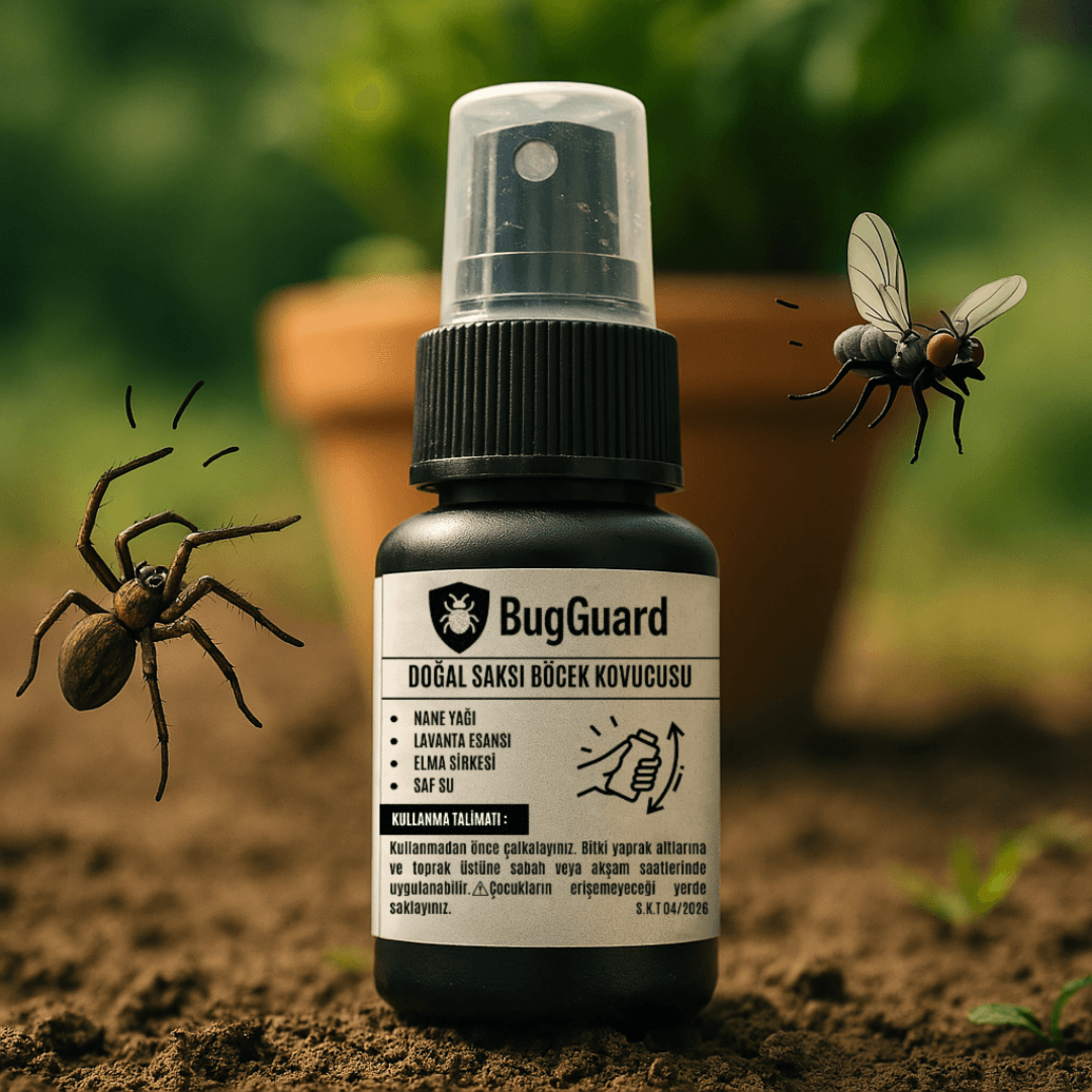 BugGuard® Doğal Saksı Böcek Kovucusu (50ml)