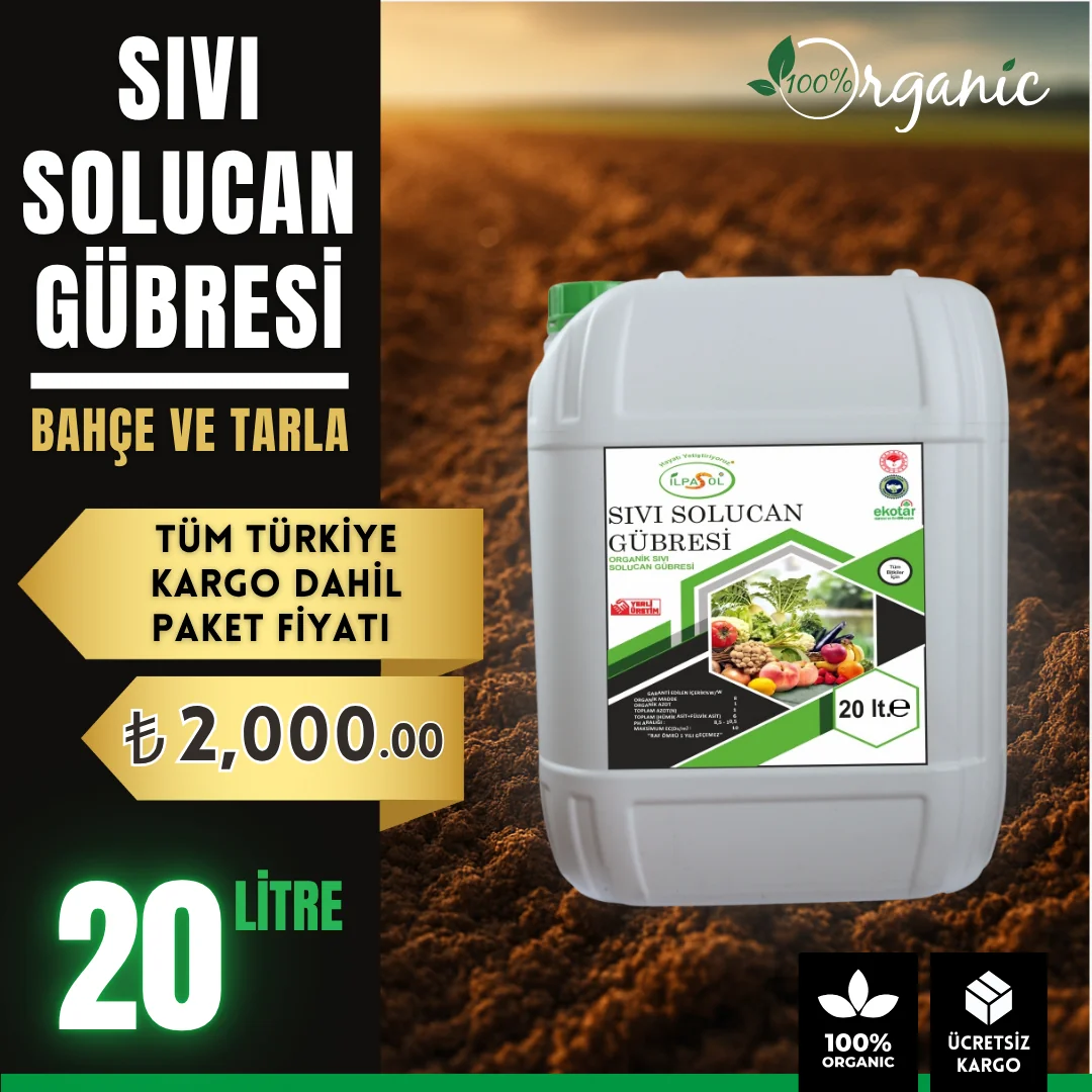 İlpasol Konsantre Sıvı Solucan Gübresi – 20 Litre
