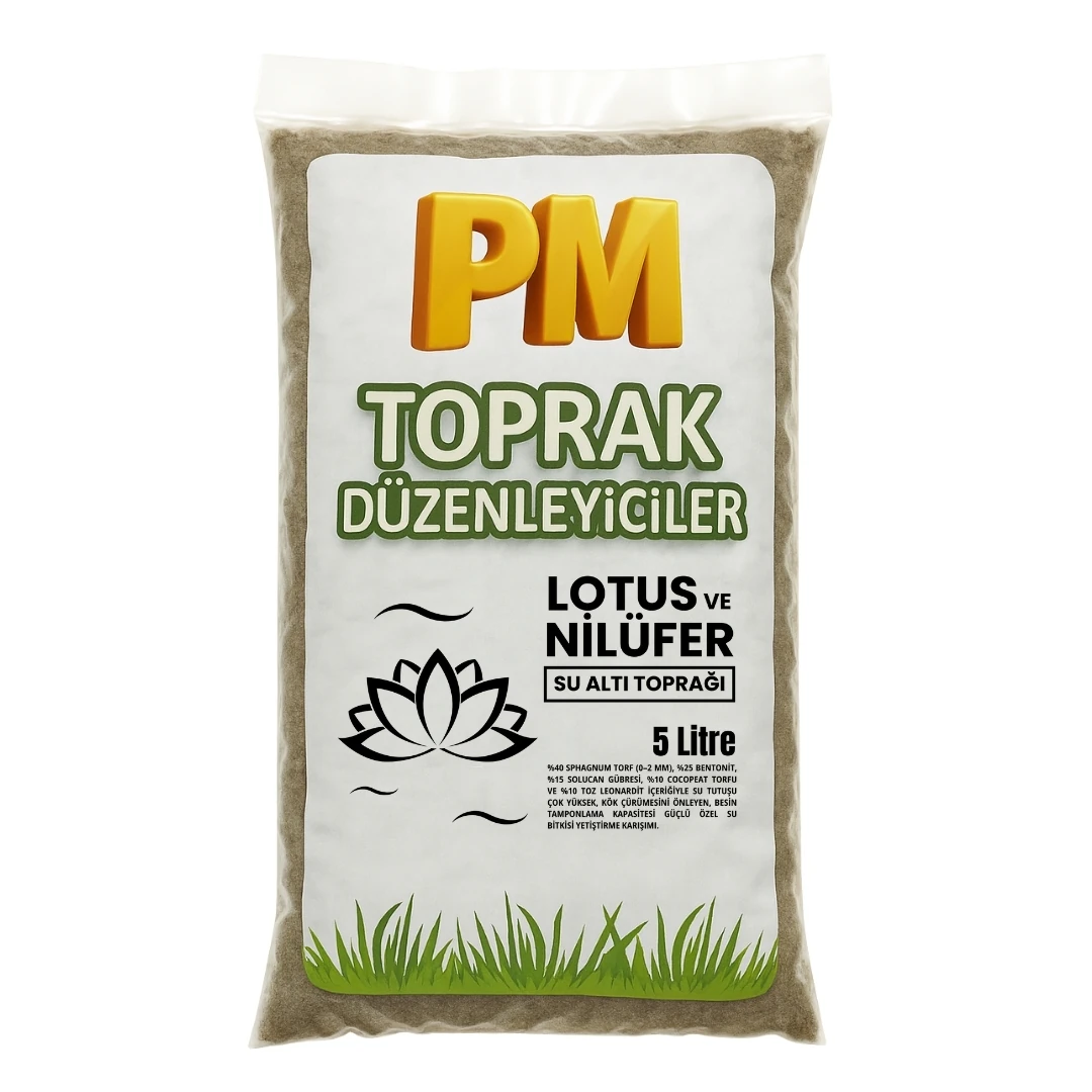 Lotus ve Nilüfer Su Altı Toprağı