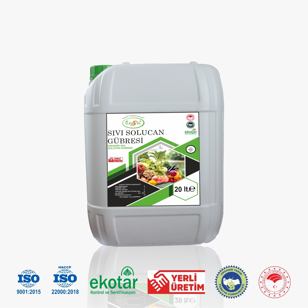 İlpasol Konsantre Sıvı Solucan Gübresi – 20 Litre