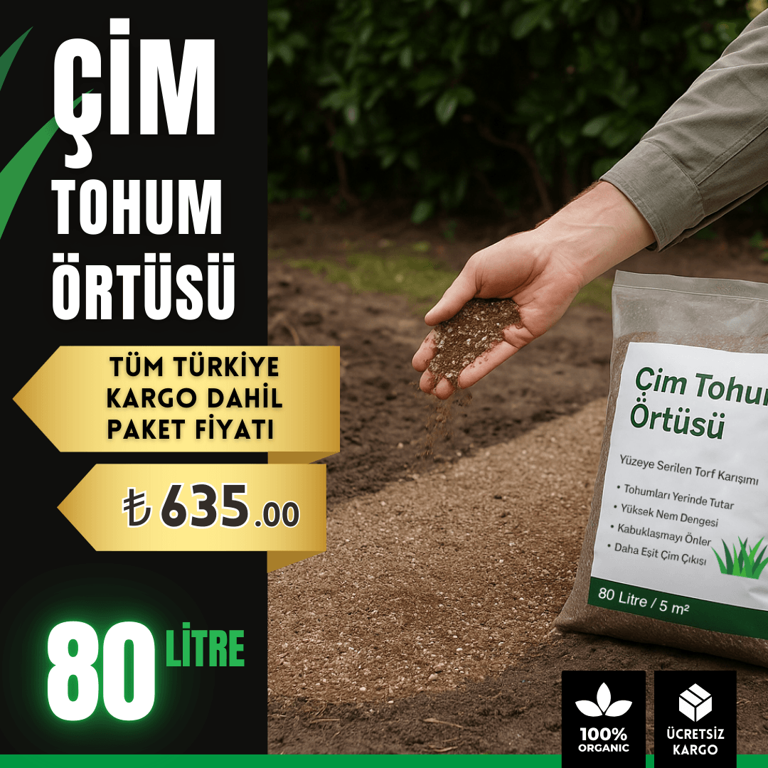 Çim Tohum Örtüsü (Kapak Toprağı)