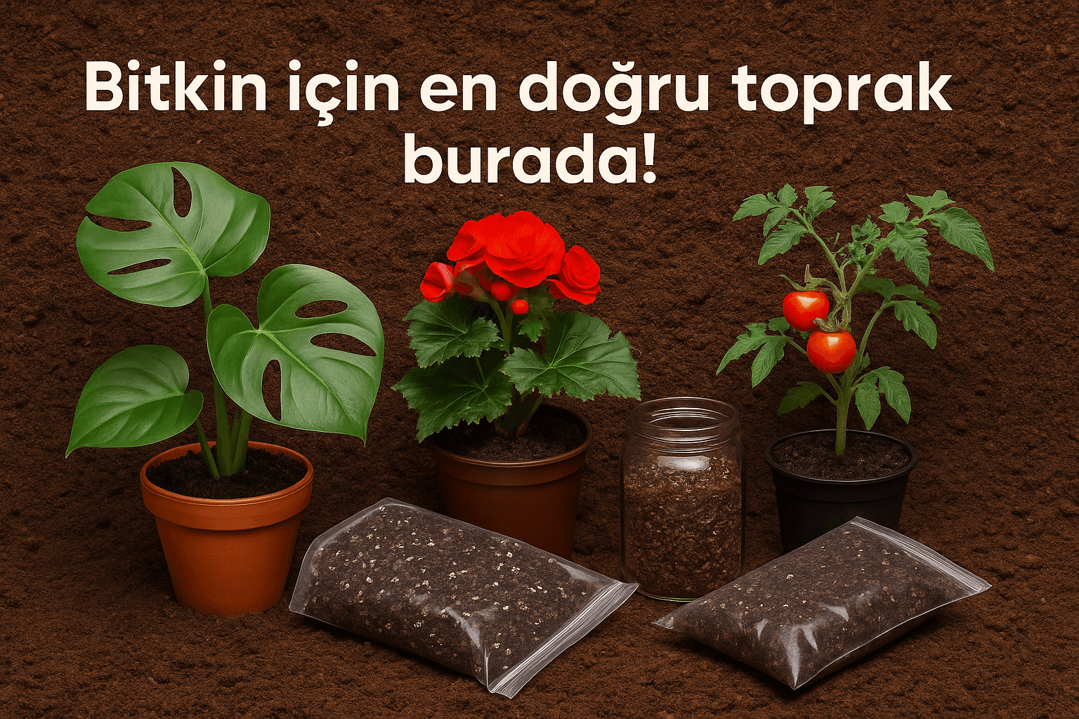 Bitkilere Özel Torf ve Toprak Karışımları