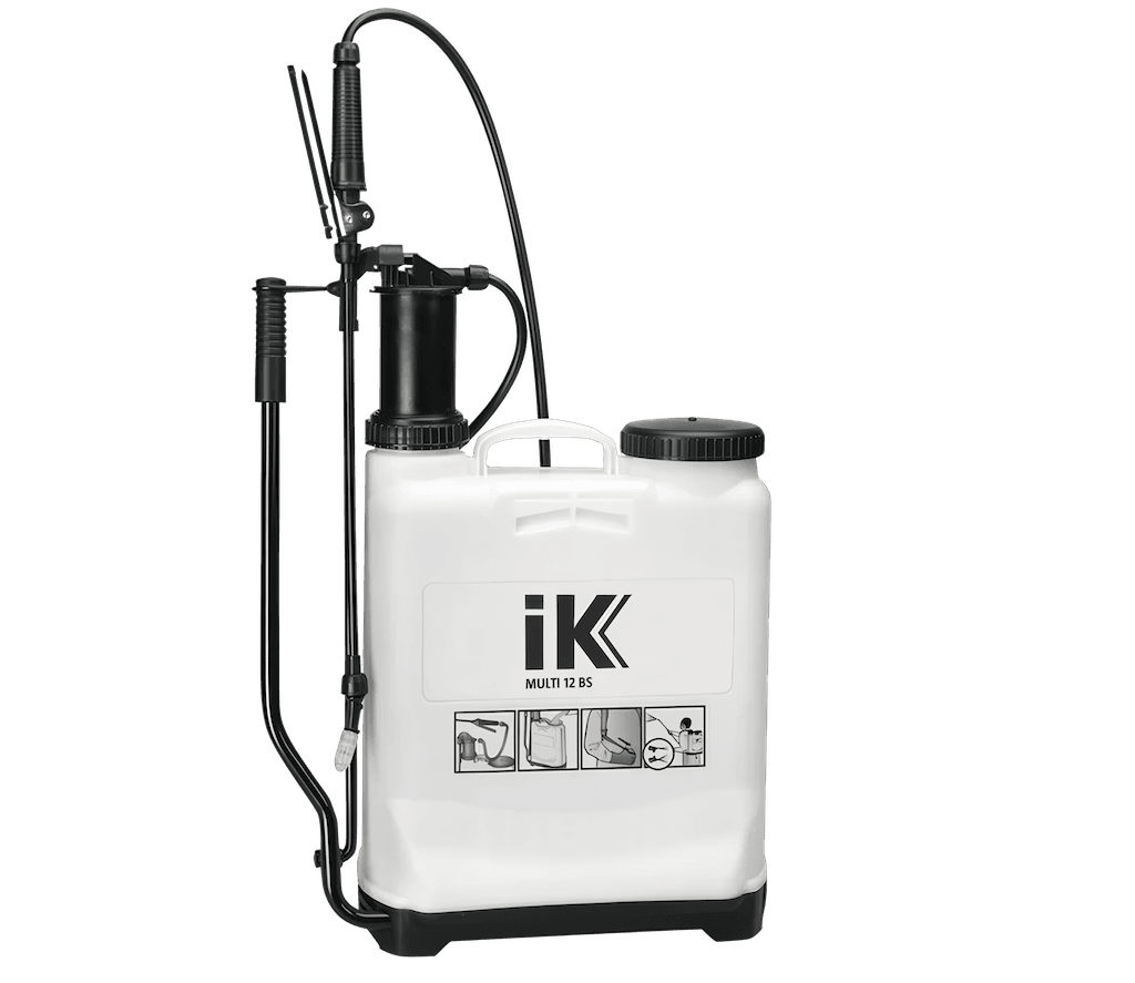 IK Multi 12 BS Profesyonel Sırt Basınçlı Pompa Püskürtücü – 12,8 Litre | Asit & Dezenfektan Dayanıklı