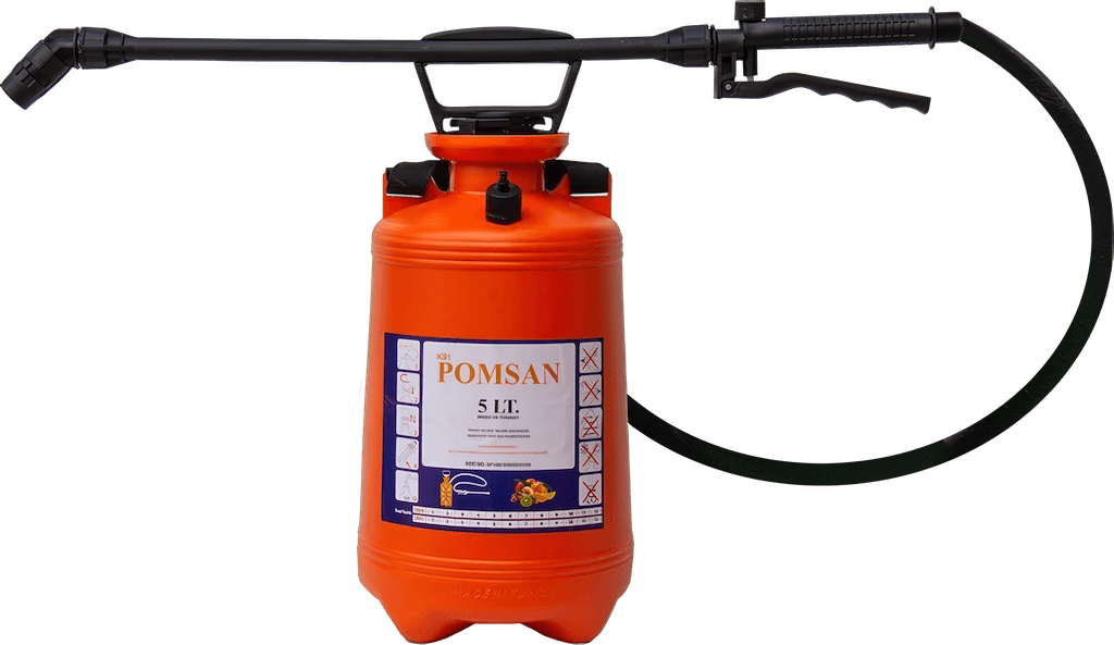 Pomsan 5 Litre Mekanik Basınçlı Bahçe İlaçlama Pompası – Sera & Bitki Püskürtücü (K-91 Serisi)