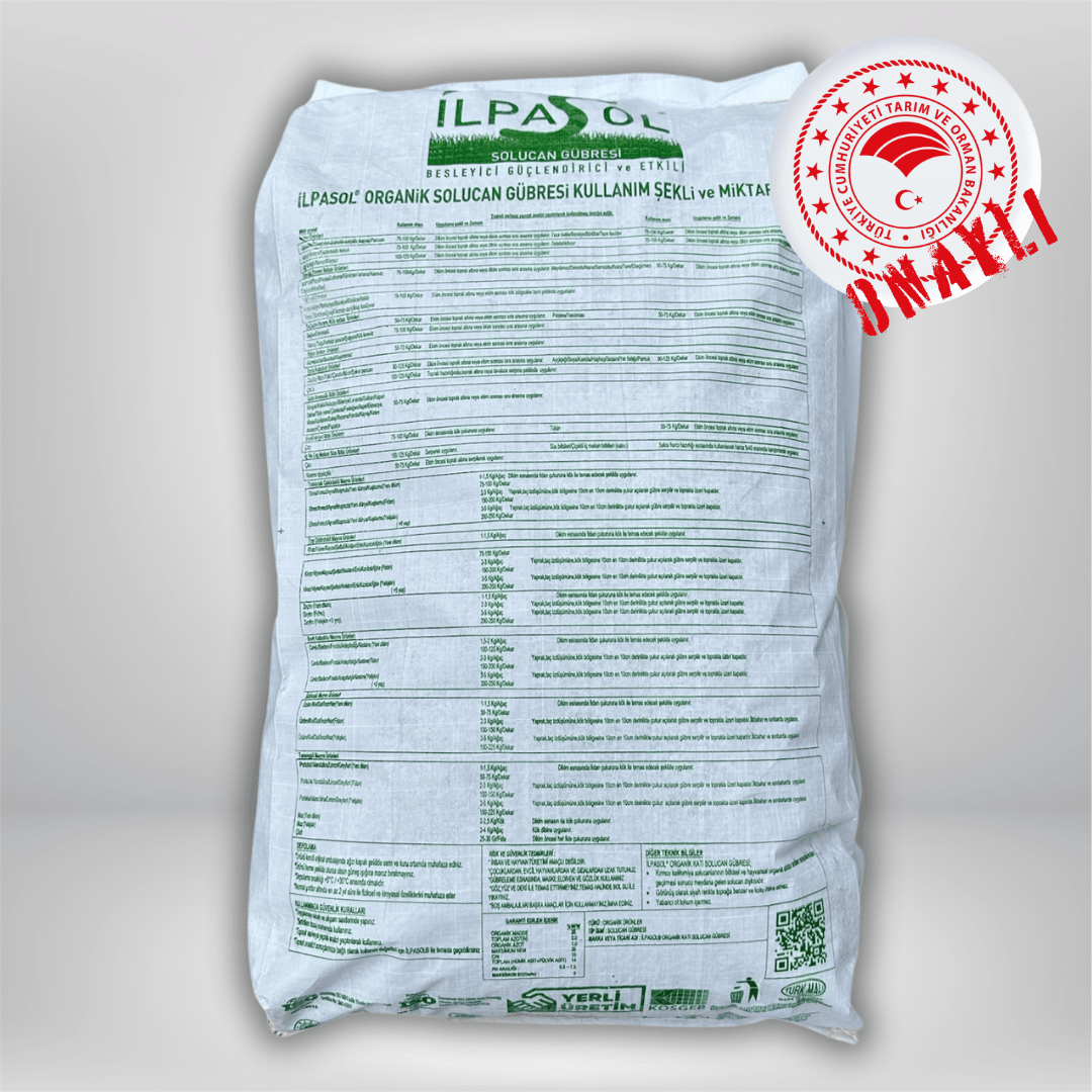 İlpasol® Organik %100 Solucan Gübresi – 20 Kg