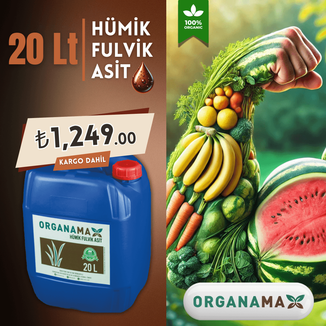20 Litre Hümik ve Fulvik Asit | Leonardit Kaynaklı Gübre Takviyesi