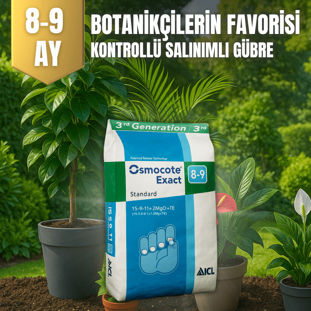 Osmocote® Exact Standard 8-9M Kontrollü Salınımlı Gübre