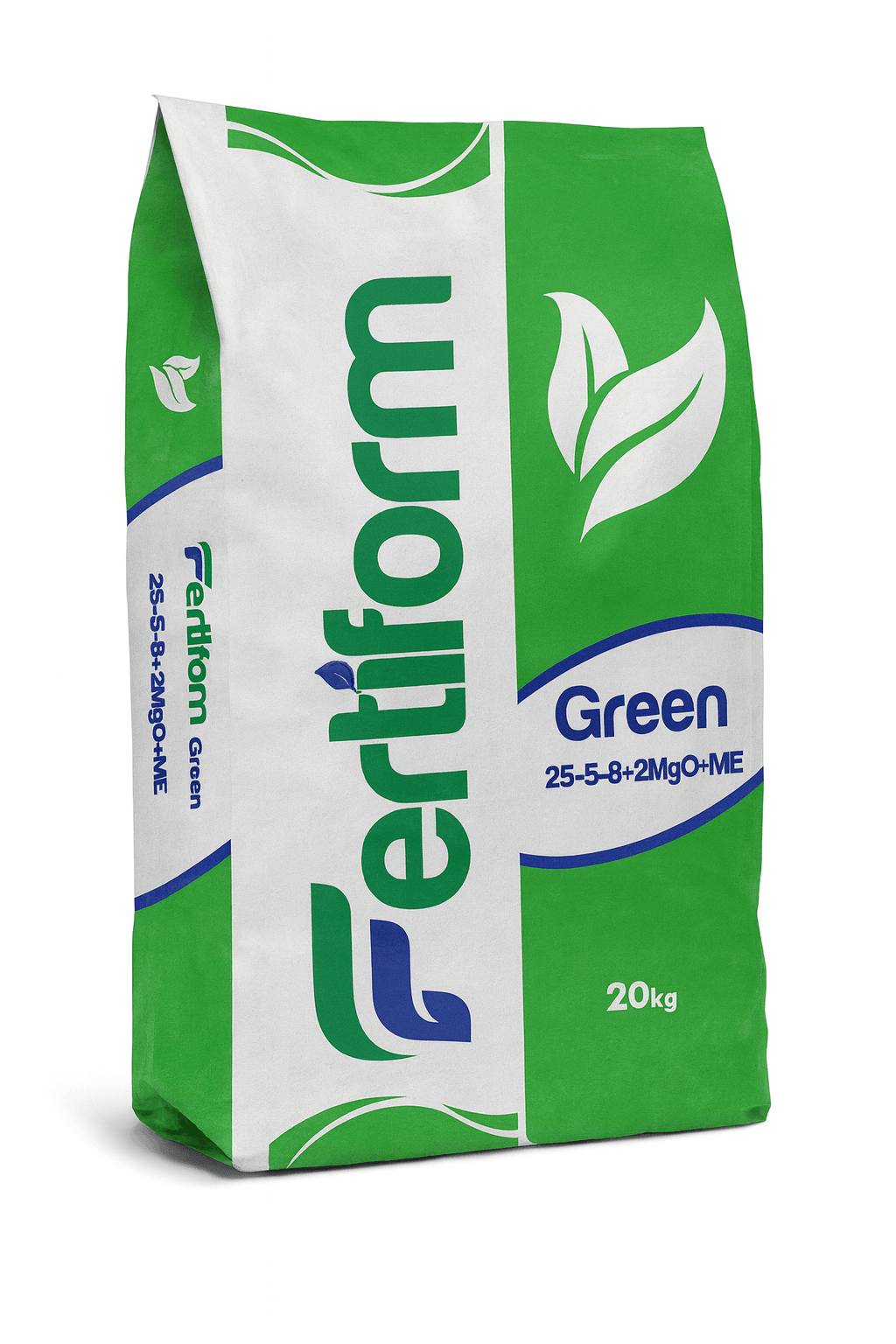Fertiform Green – Çim ve Bitkiler İçin Yaz Dönemi Azotlu Büyüme Gübresi (25-5-8 + 2MgO + 5SO₃ + ME) 20 Kg