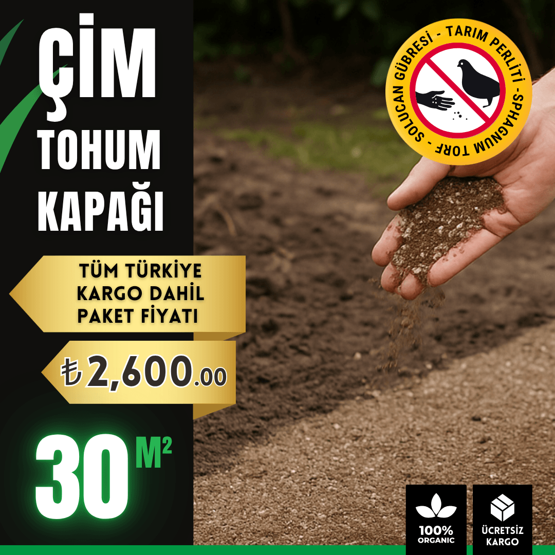 Çim Kapak Toprağı 300 Litre | 30m²