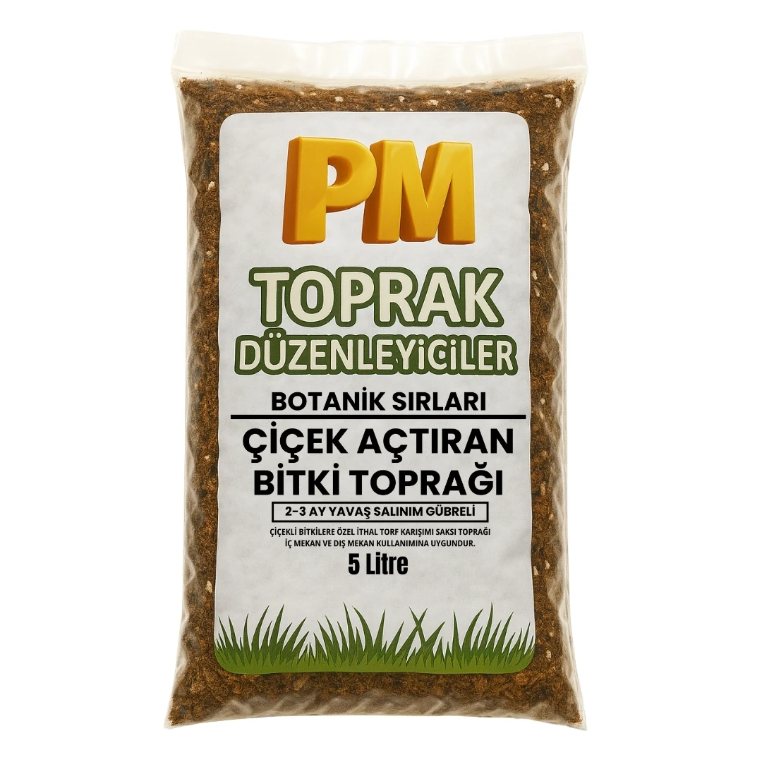 Çiçek Açtıran Bitki Toprağı (2-3 Ay Tam Besin)