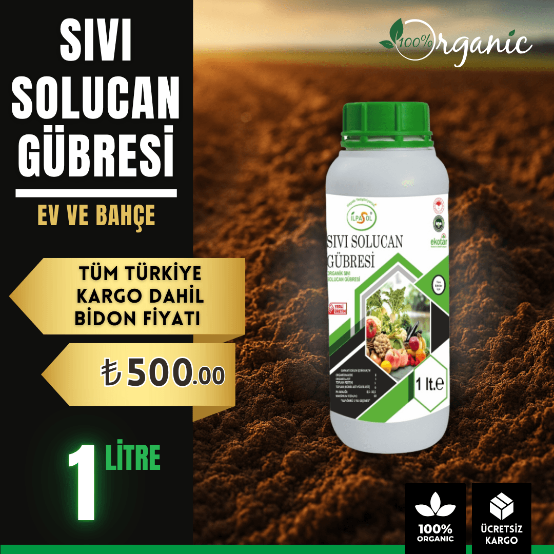 İlpasol Konsantre Sıvı Solucan Gübresi – 1 Litre