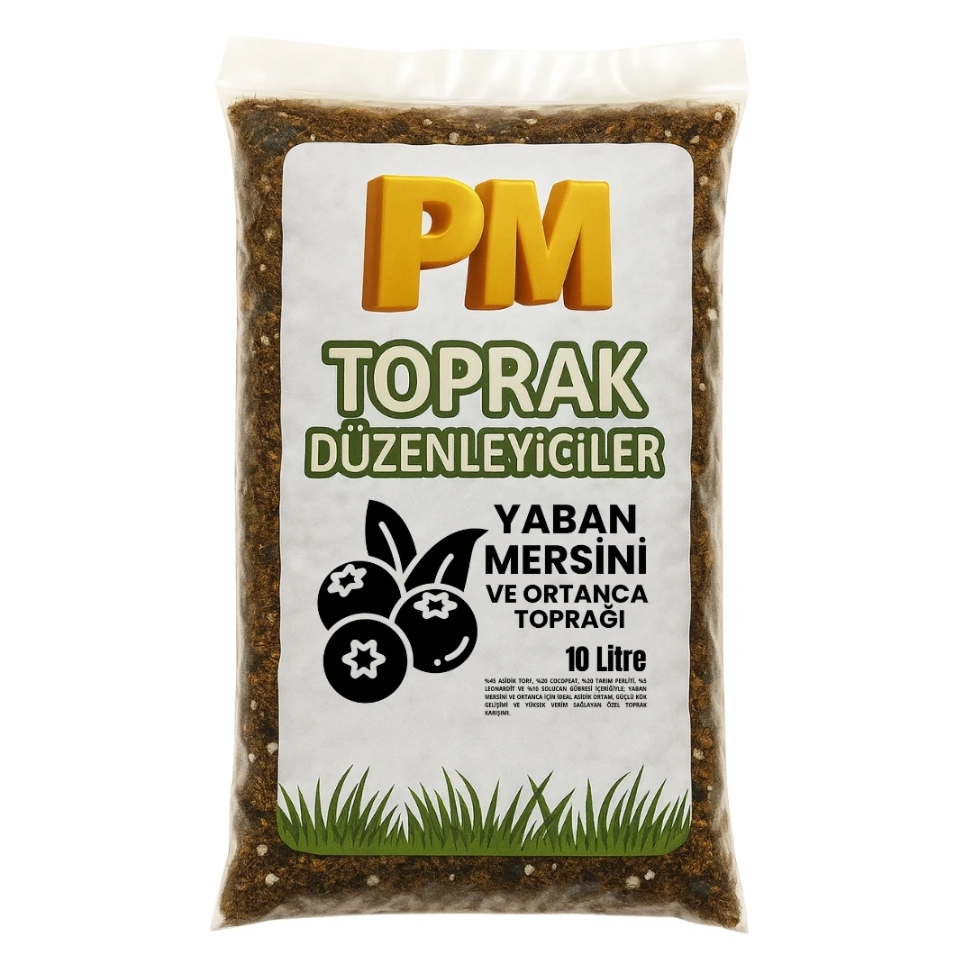 Yaban Mersini ve Ortanca Saksı Toprağı Karışımı 10 Litre