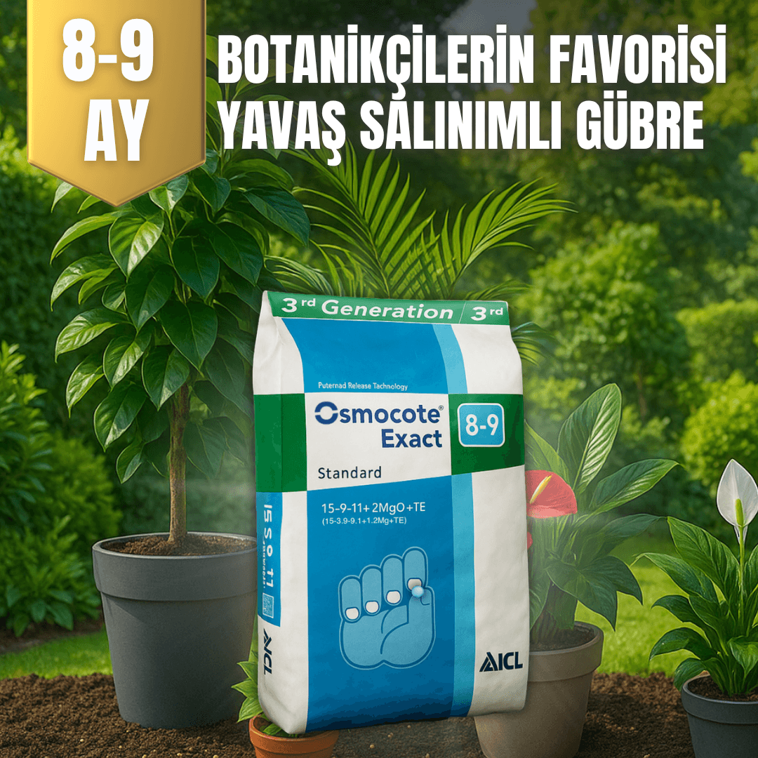 Osmocote® Exact Standard 8-9M Kontrollü Salınımlı Gübre
