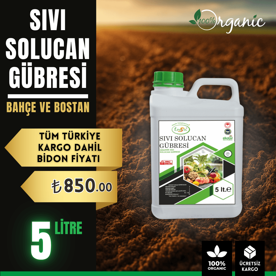 İlpasol Konsantre Sıvı Solucan Gübresi – 5 Litre