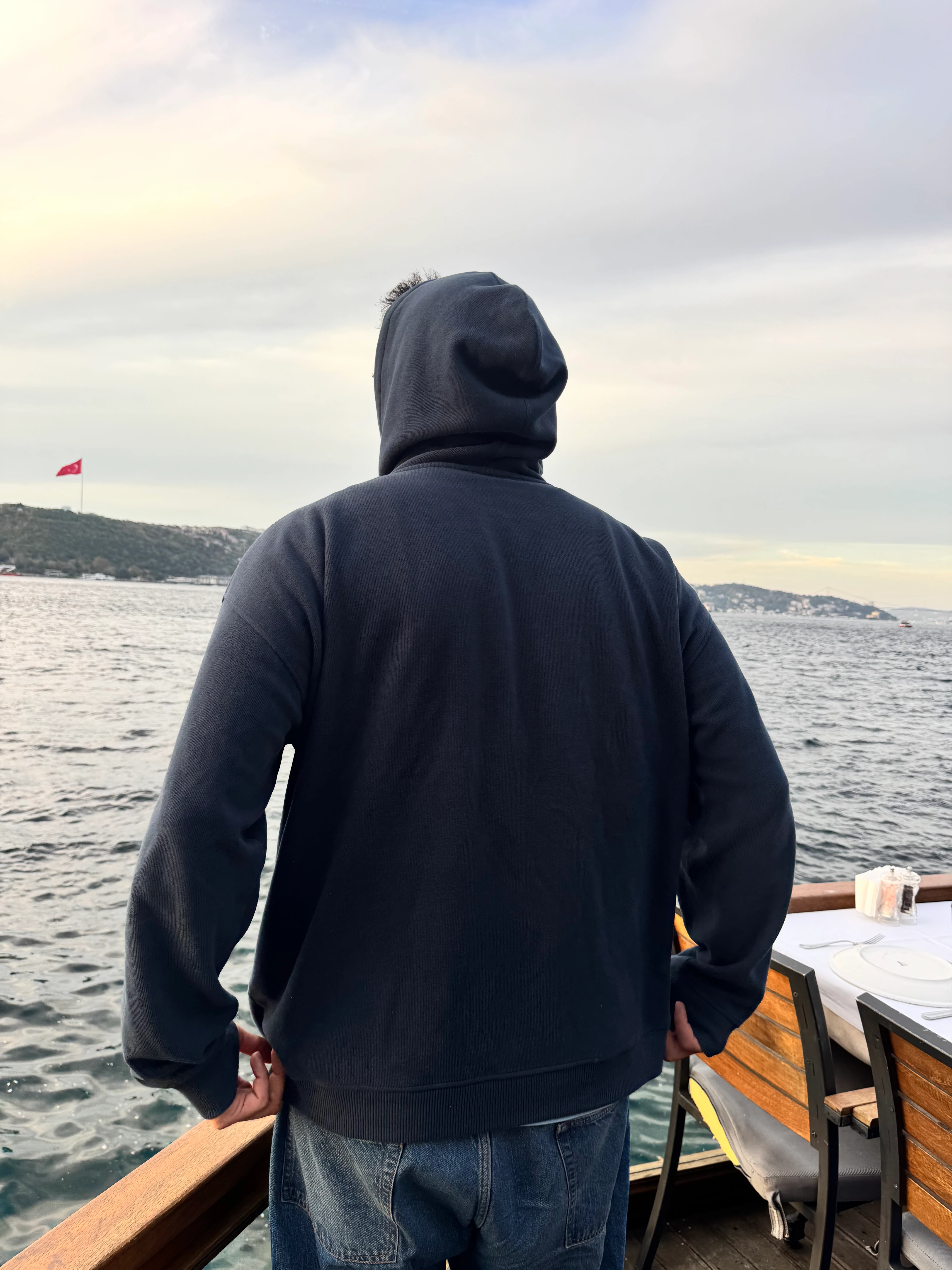 Norveç Vikingi - Deniz Mavisi Hoodie