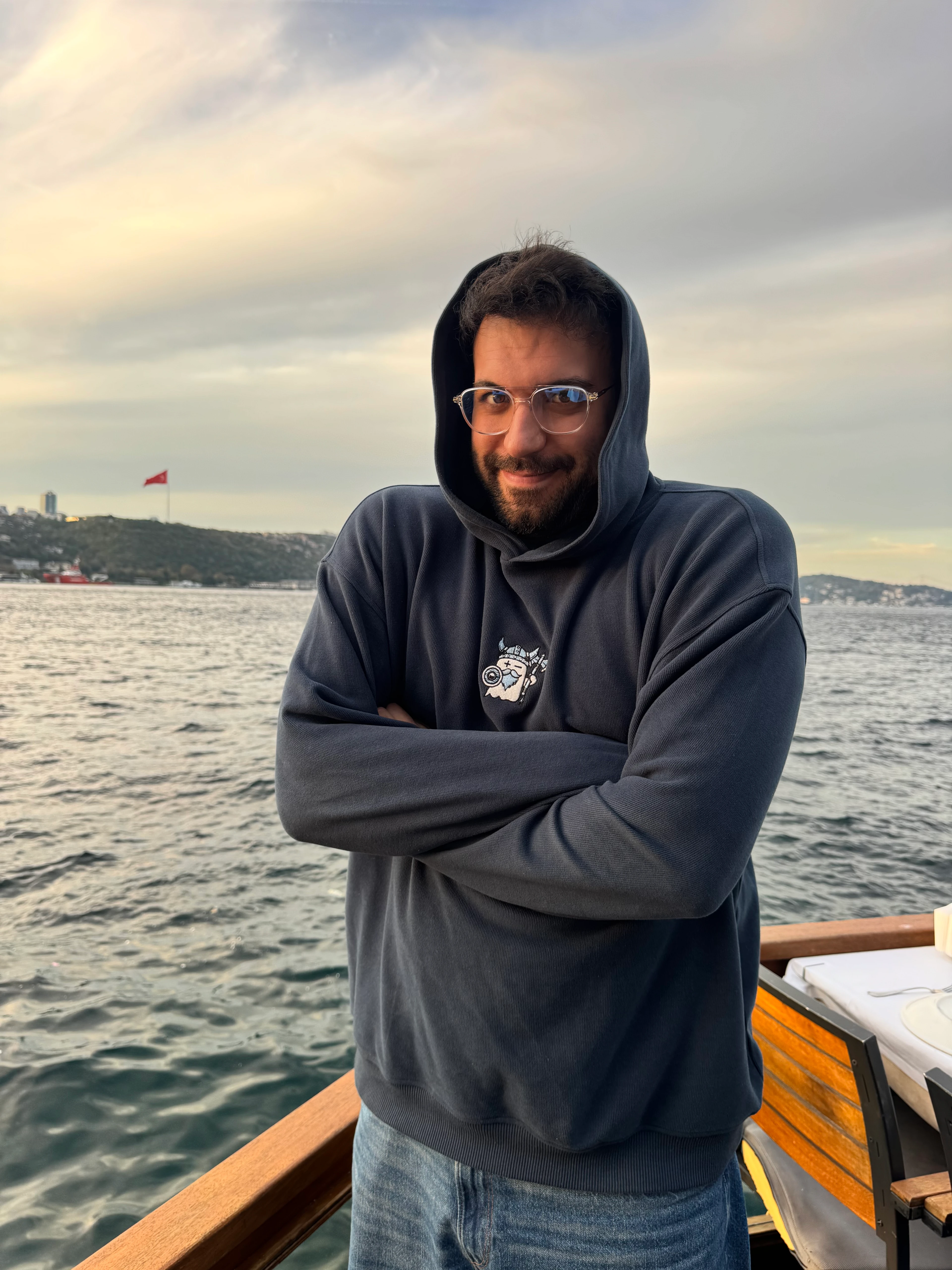 Norveç Vikingi - Deniz Mavisi Hoodie