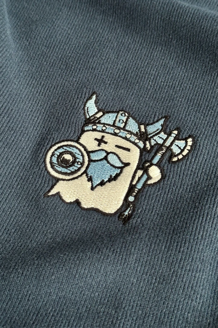 Norveç Vikingi - Deniz Mavisi Hoodie