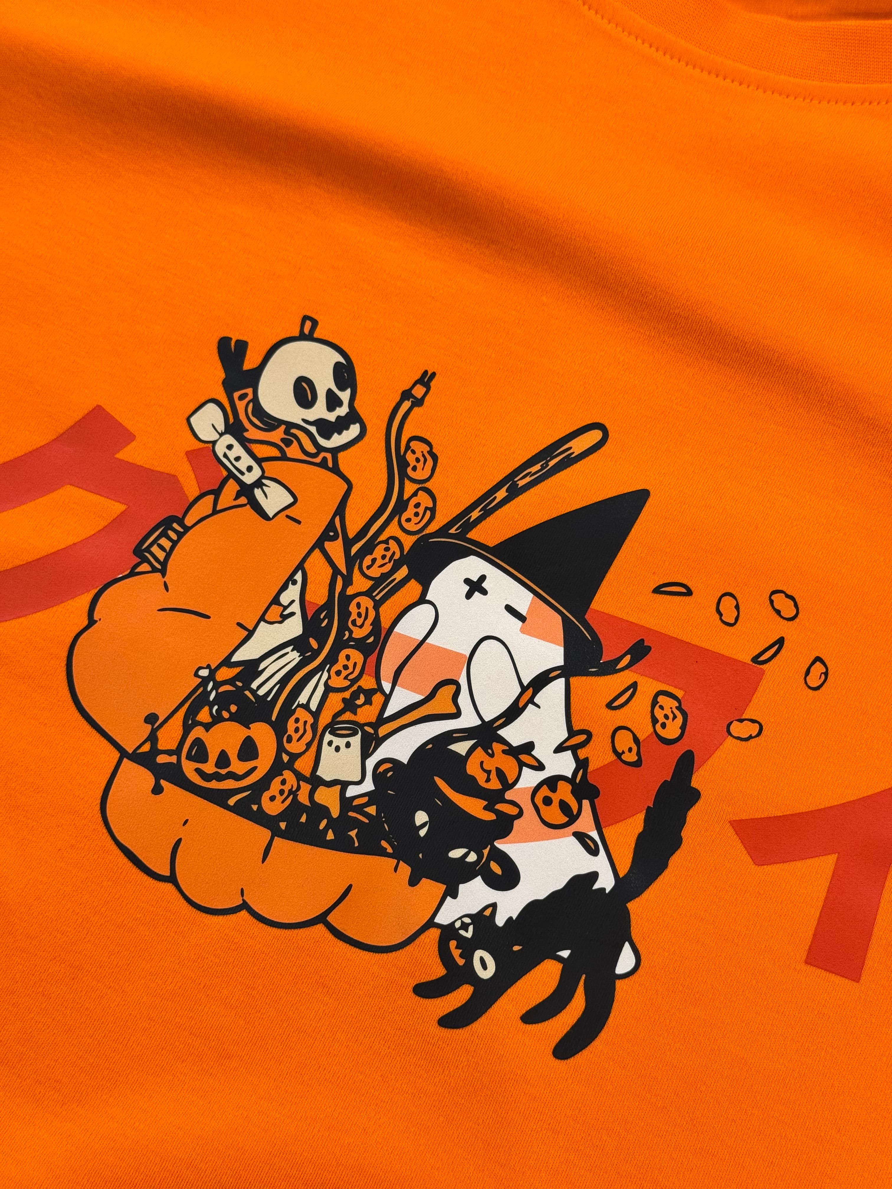 Spookie Goofie - Turuncu Oversize Tişört