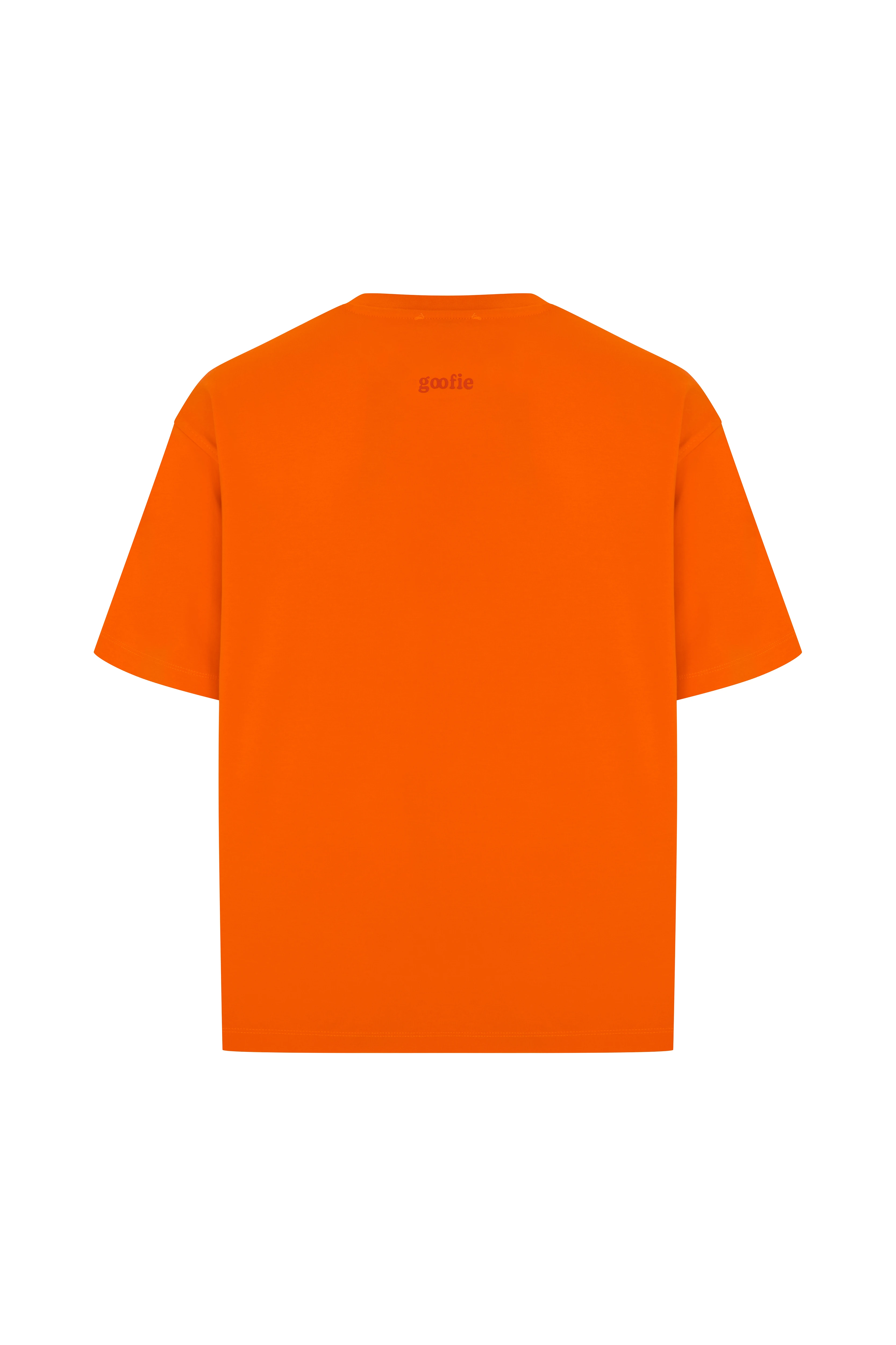 Spookie Goofie - Turuncu Oversize Tişört
