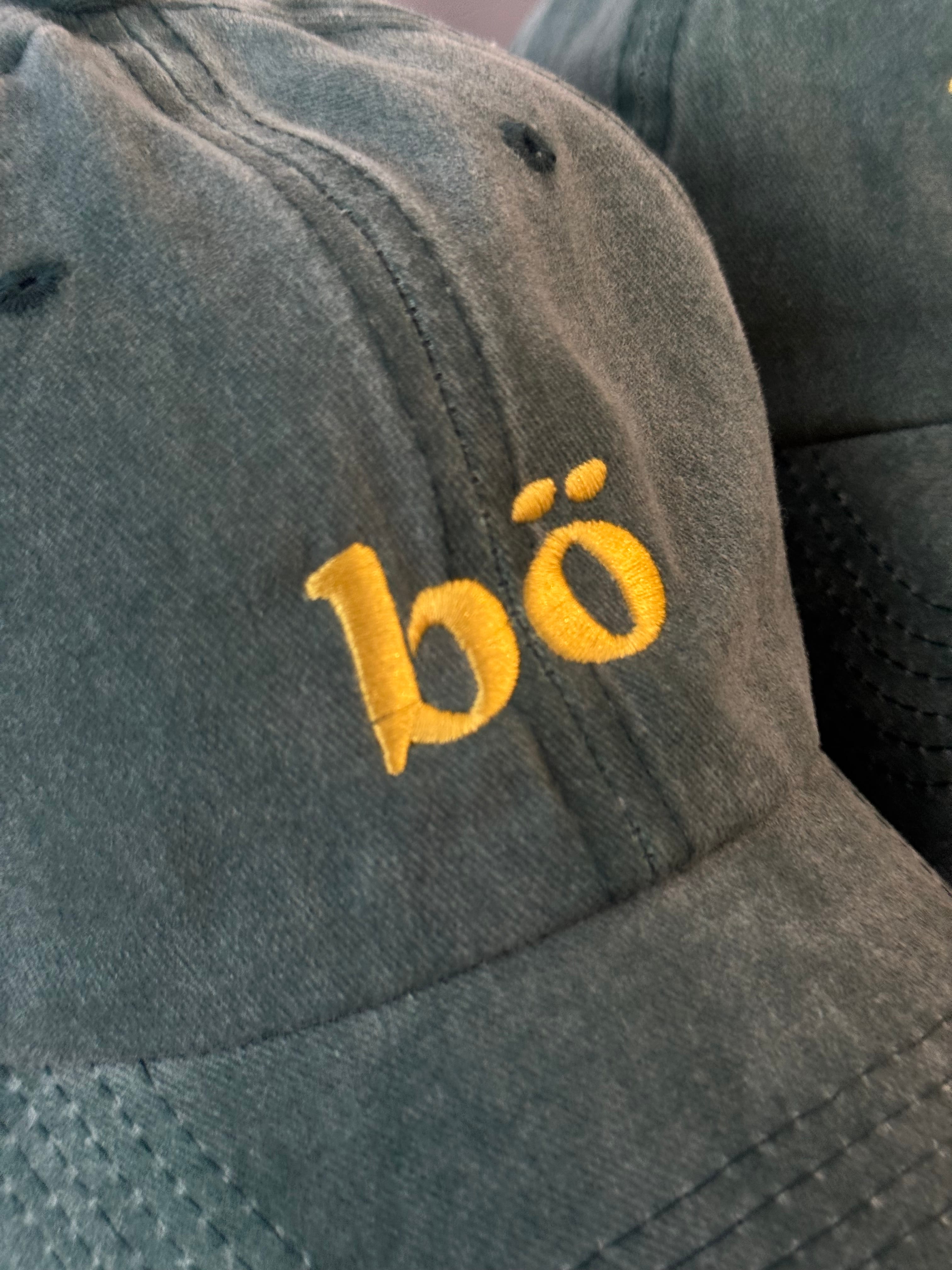 bö - Eskitilmiş Yeşil Şapka