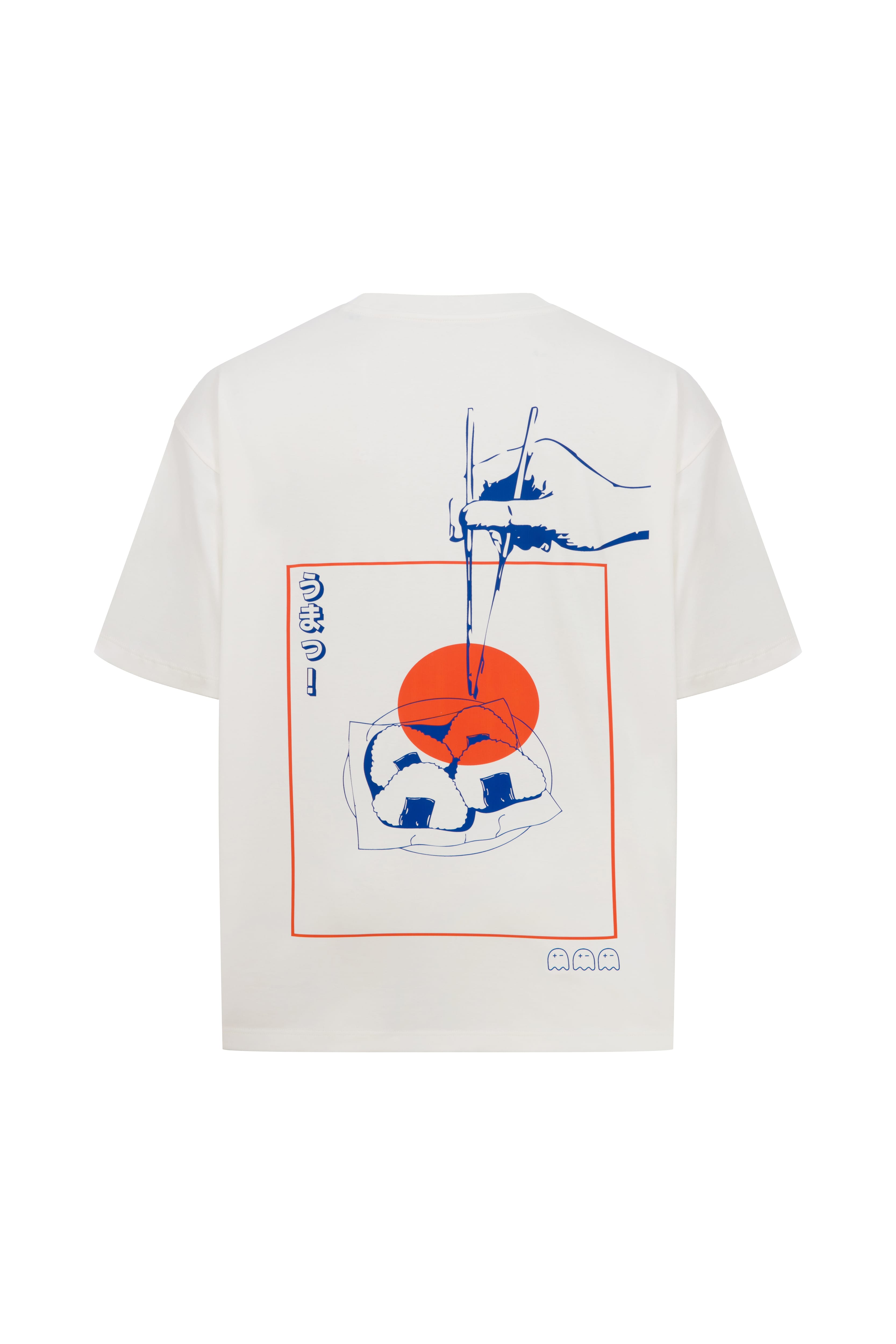 Onigiri Goofie - Beyaz Oversize Tişört