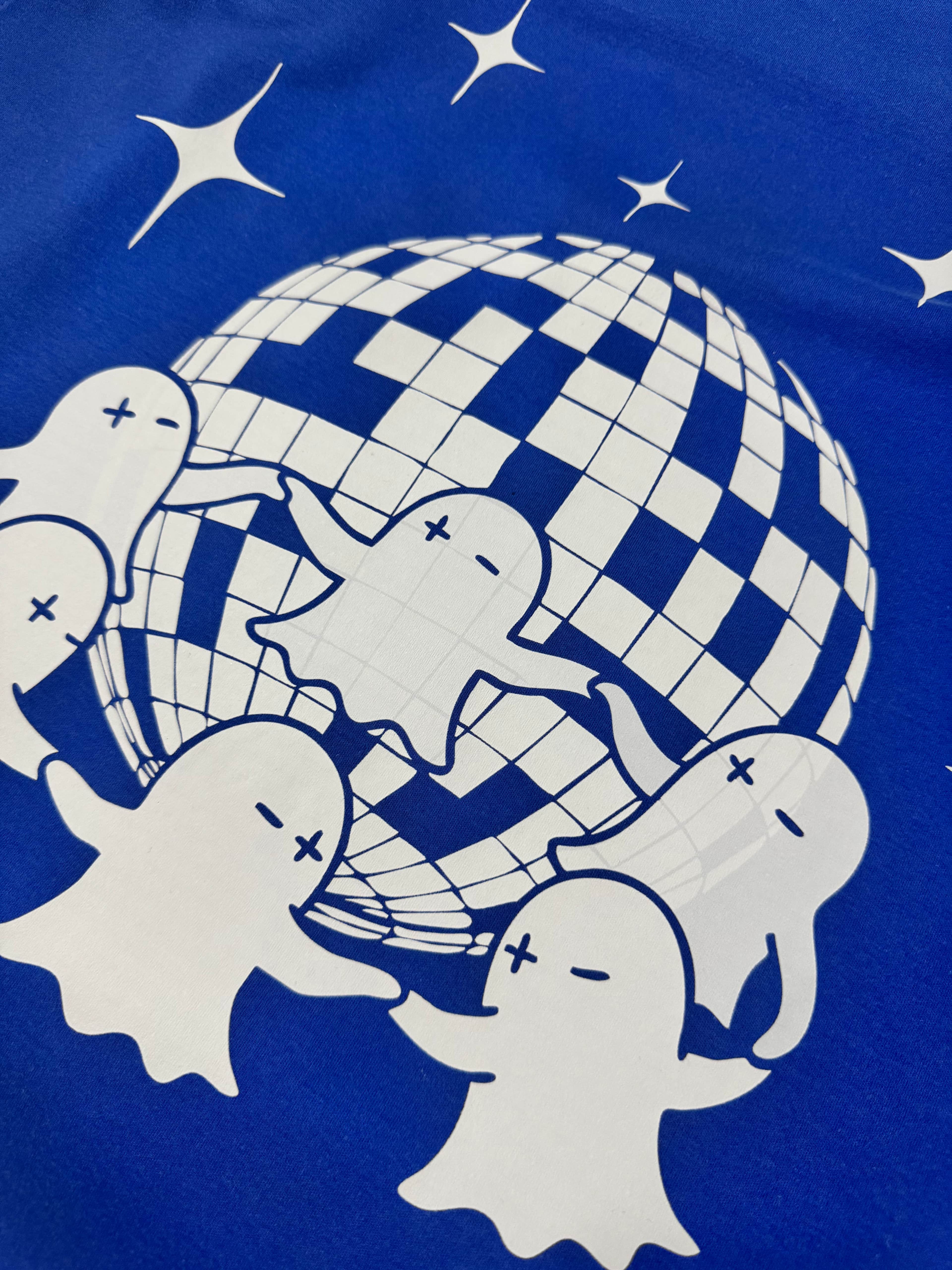 Disko Goofie - Mavi Oversize Tişört