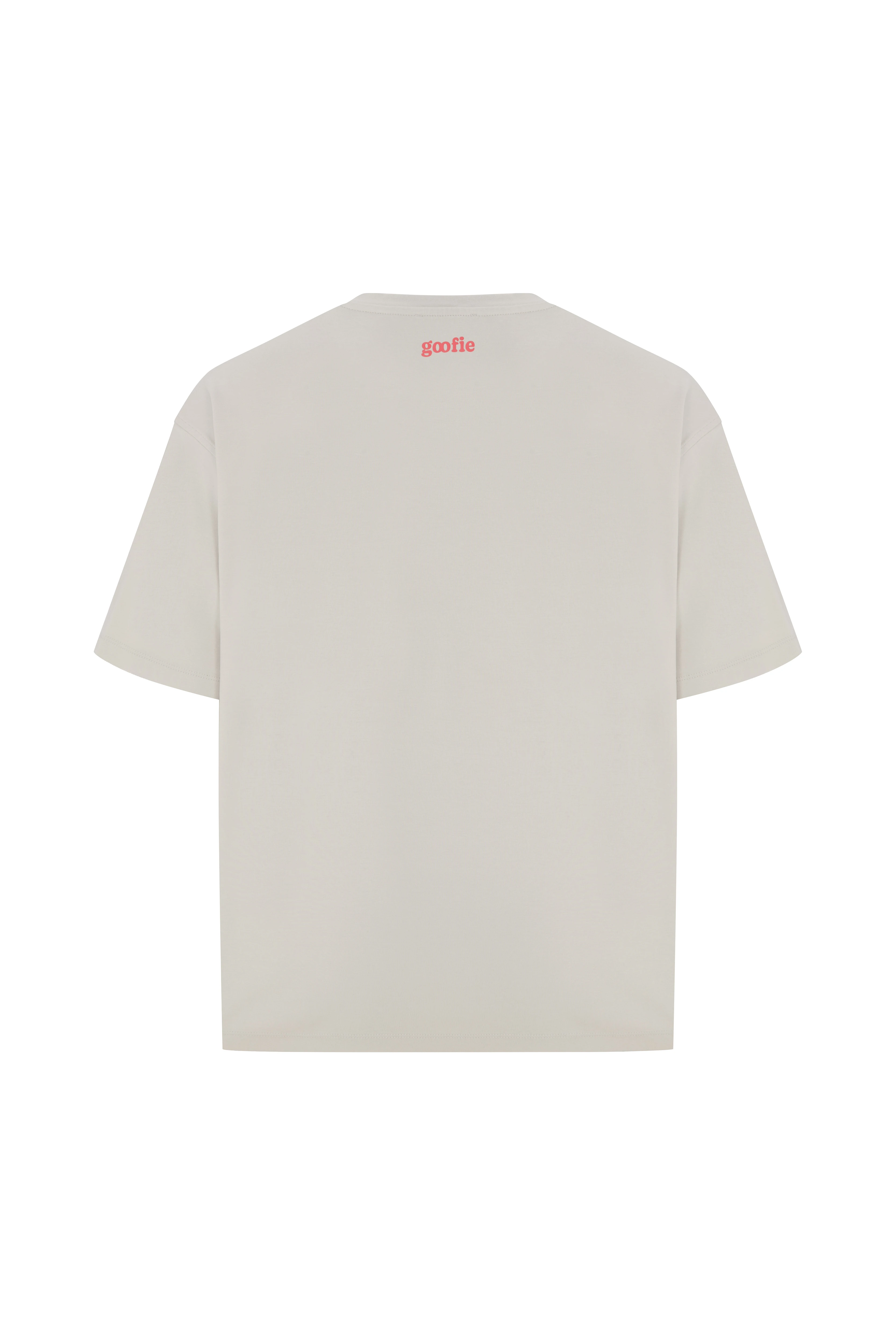 Ghosted Goofie - Gri Oversize Tişört
