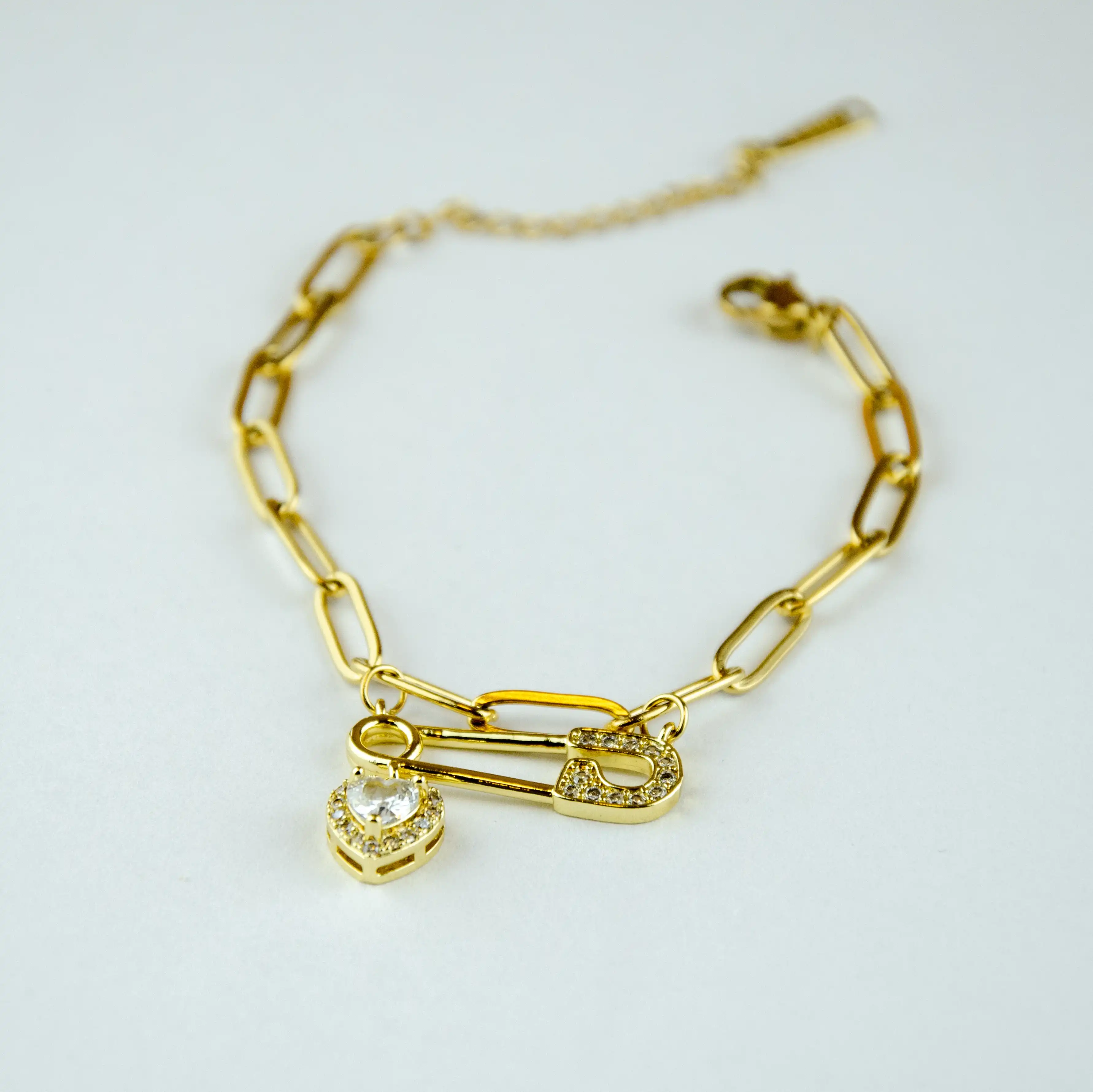 Gold Çengel Bileklik