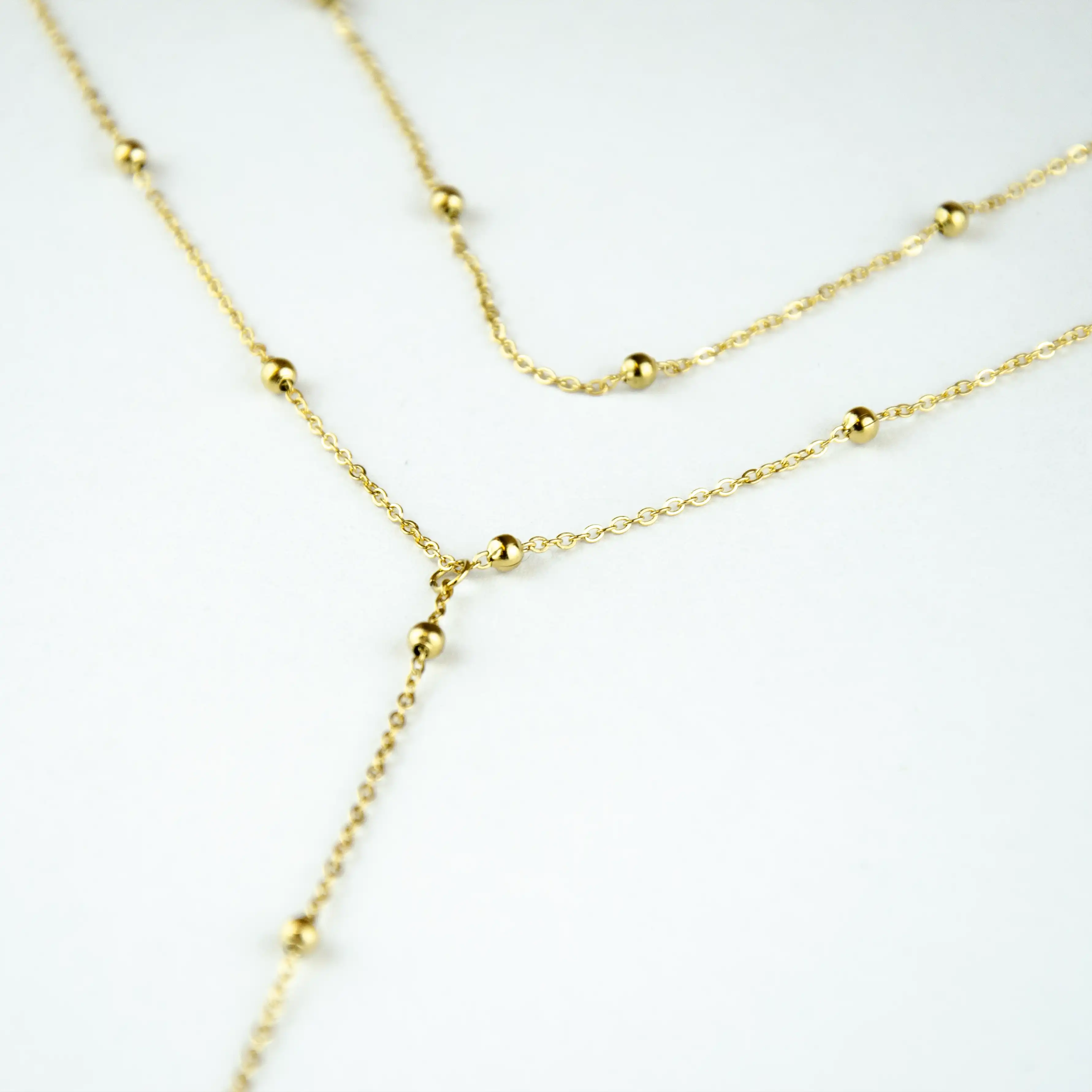 Gold Dekolte Kolye