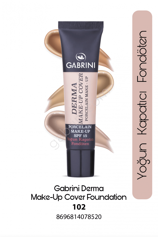 GABRINI DERMA MAKE UP COVER FOUNDATİON 102