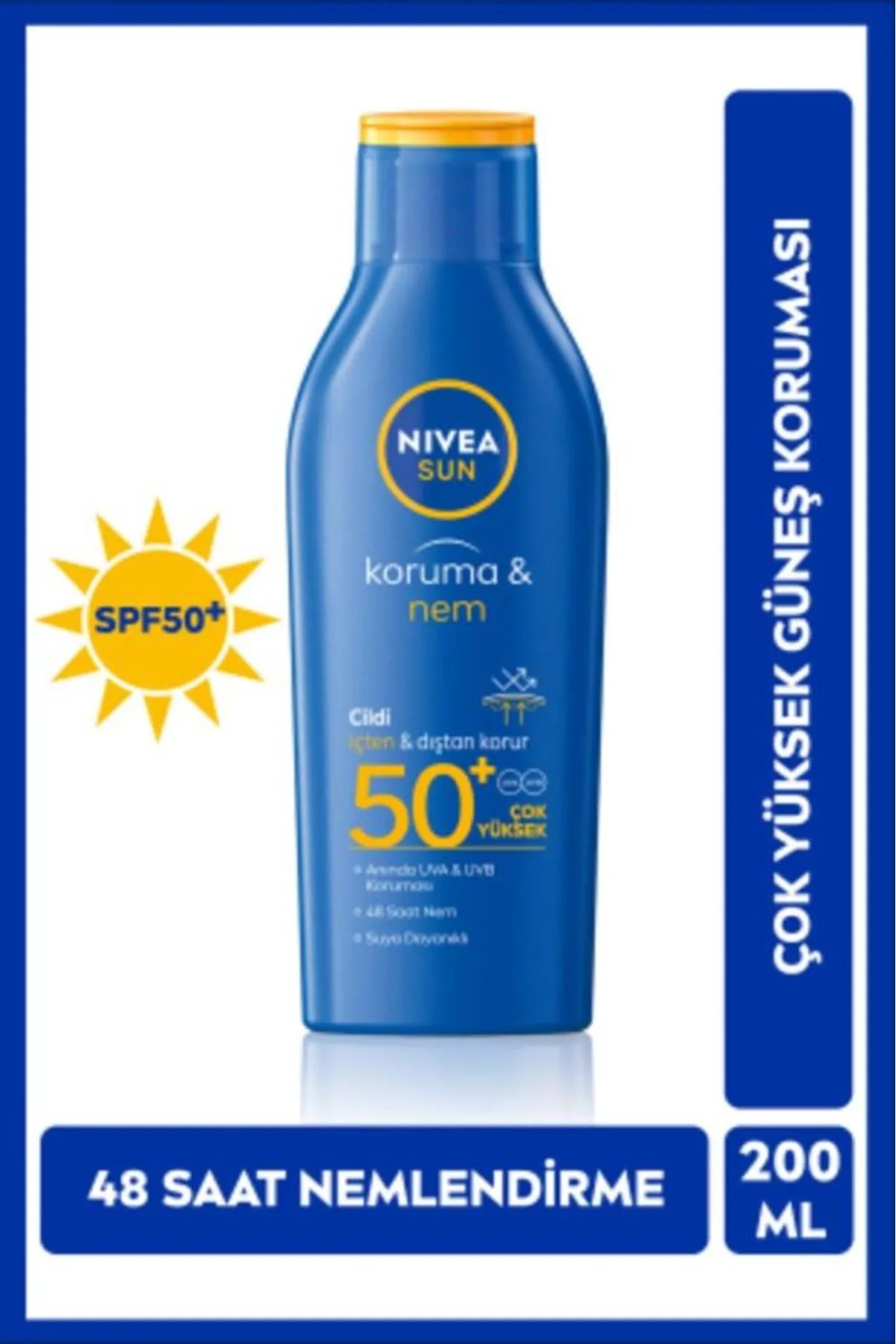 NIVEA SUN KORUMA & NEM SPF 50+ 200ML