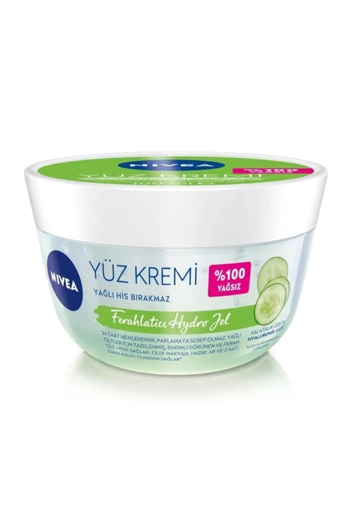 NIVEA FERAHLATICI HYDRO JEL YÜZ KREMİ 100 ML