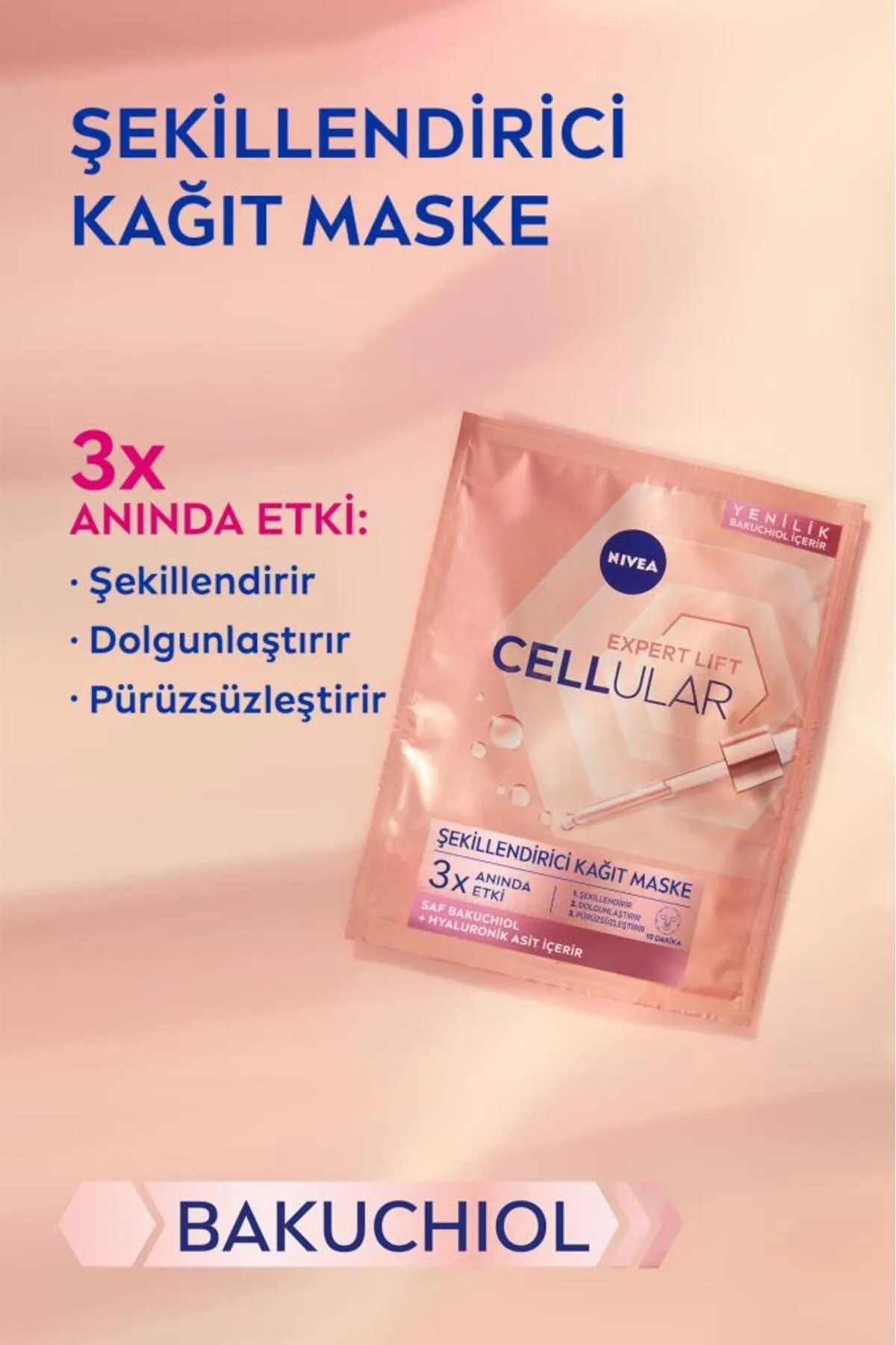NIVEA EXPERT LIFT CELLULAR KAĞIT MASKE