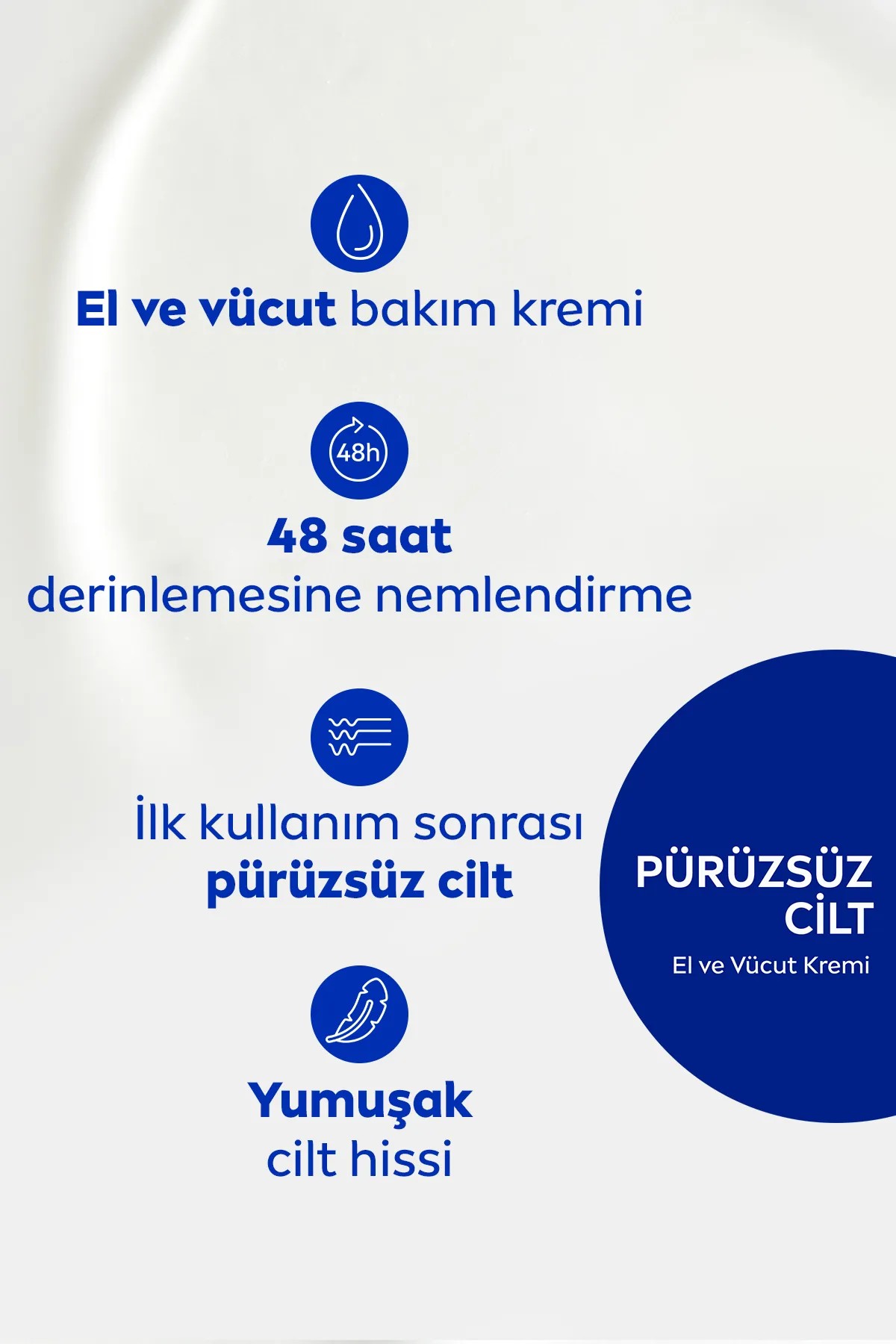 NIVEA EL VE VÜCUT BAKIM KREMİ PÜRÜSÜZLEŞTİRİCİ
