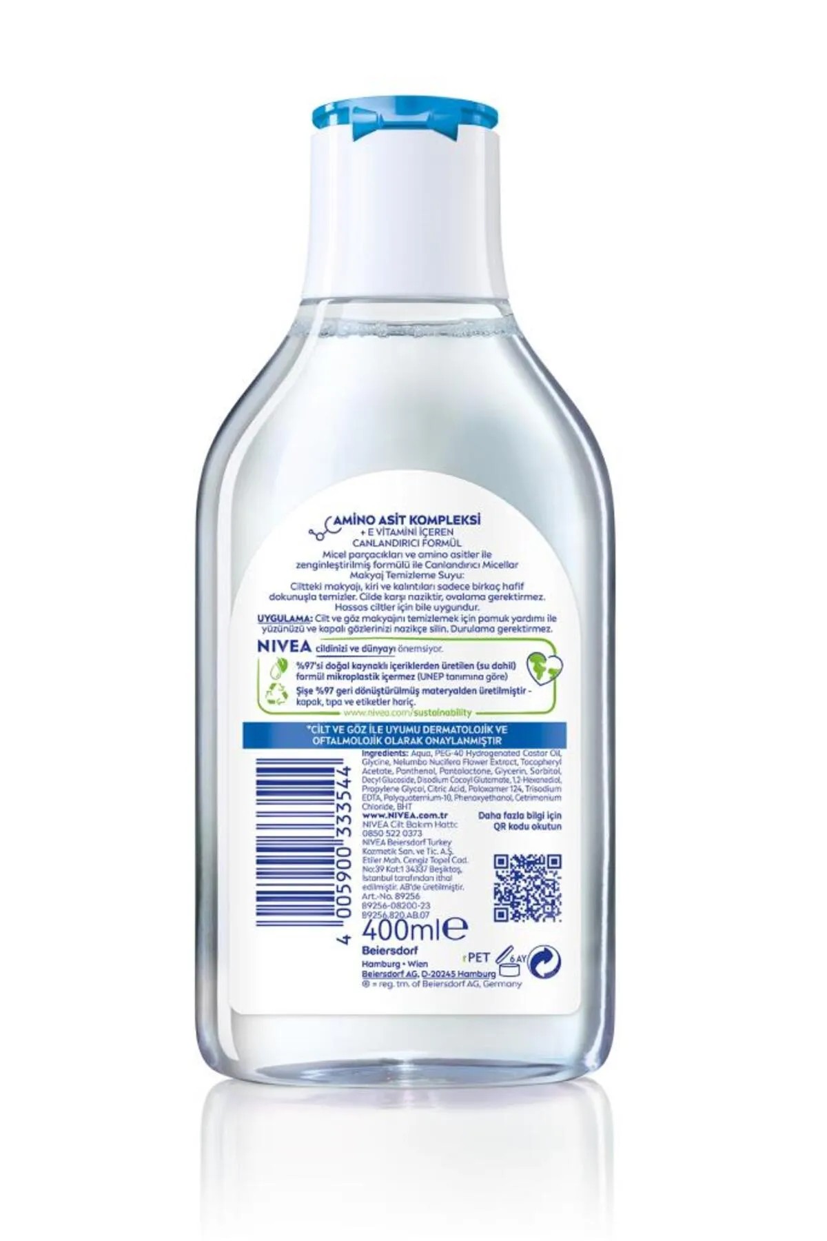 NIVEA MICELLAR WATER MAKYAJ TEMİZLEME SUYU