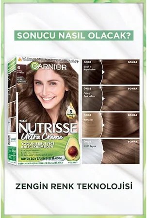 GARNİER  06 KOYU KUMRAL SAÇ BOYASI