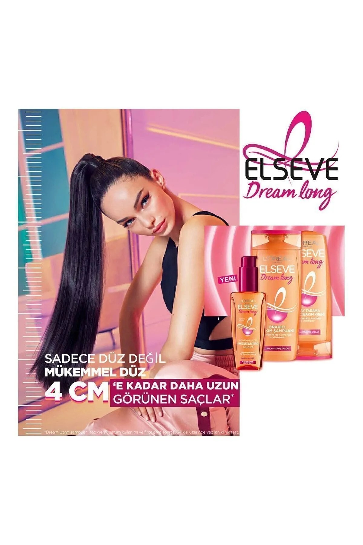 elseve  dream long pürüssüzleştirici serum
