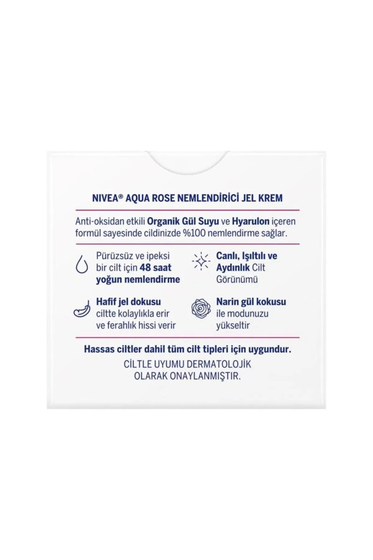 NIVEA AQUA ROSE NEMLENDİRCİ JEL KREM
