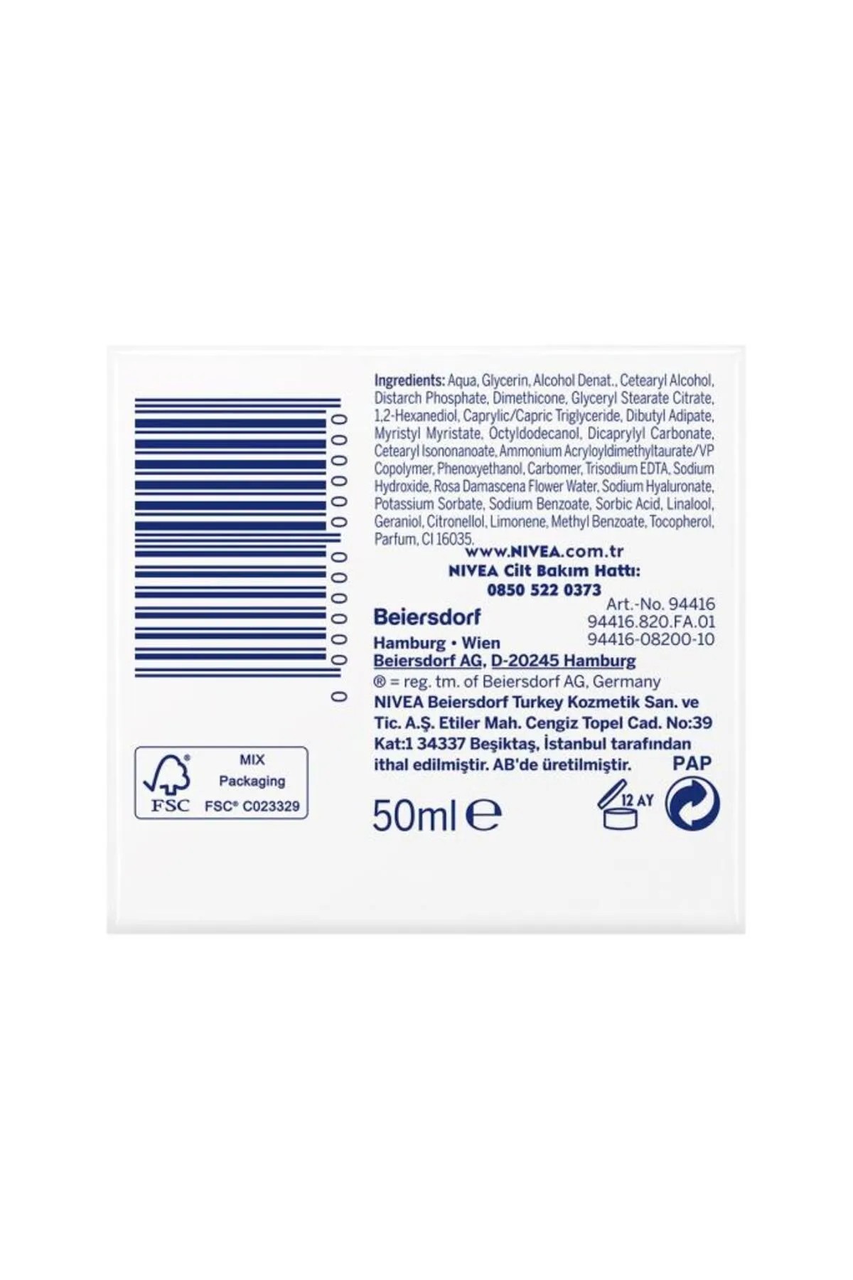 NIVEA AQUA ROSE NEMLENDİRCİ JEL KREM