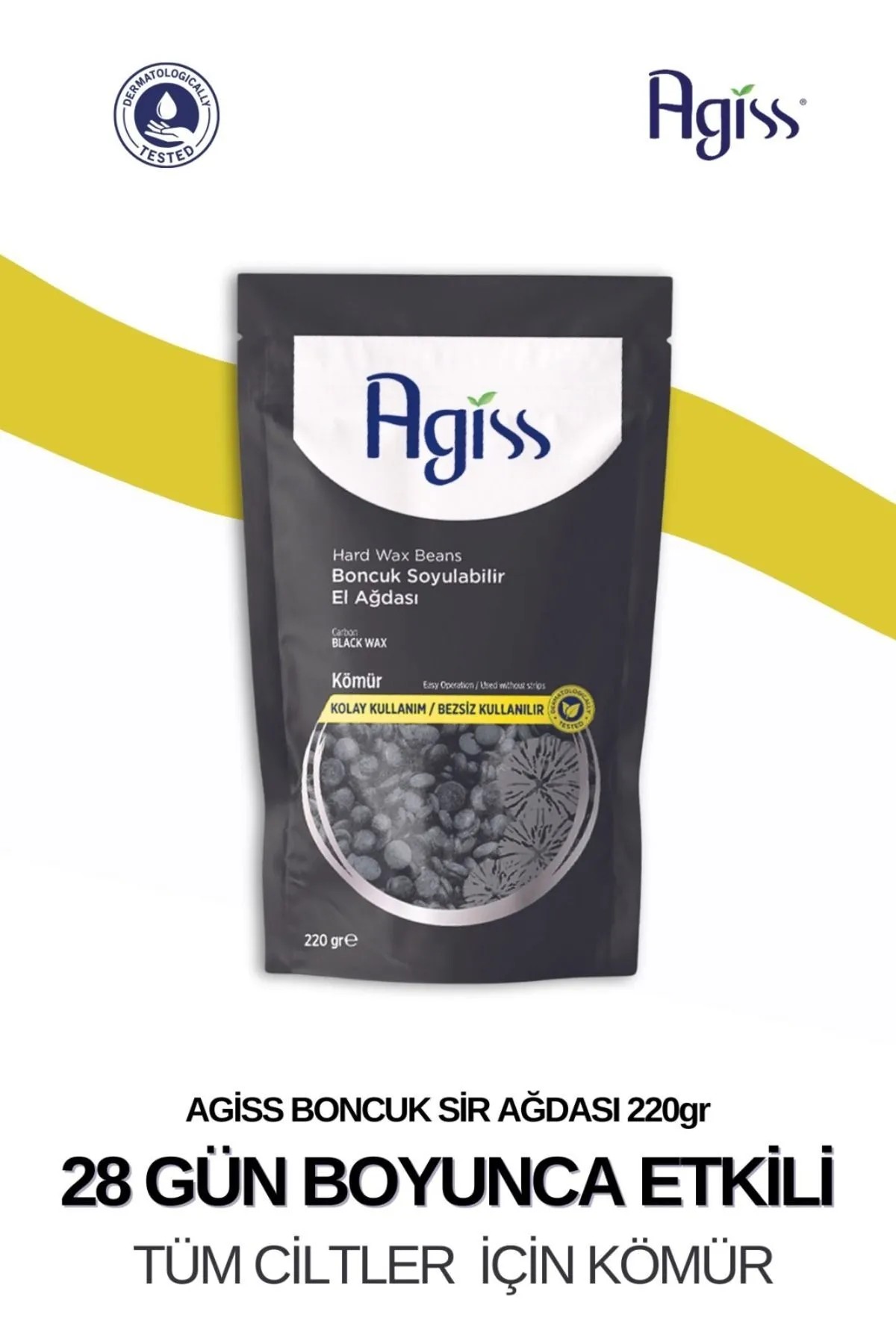 AGİSS  BONCUK AĞDA KÖMÜRLÜ