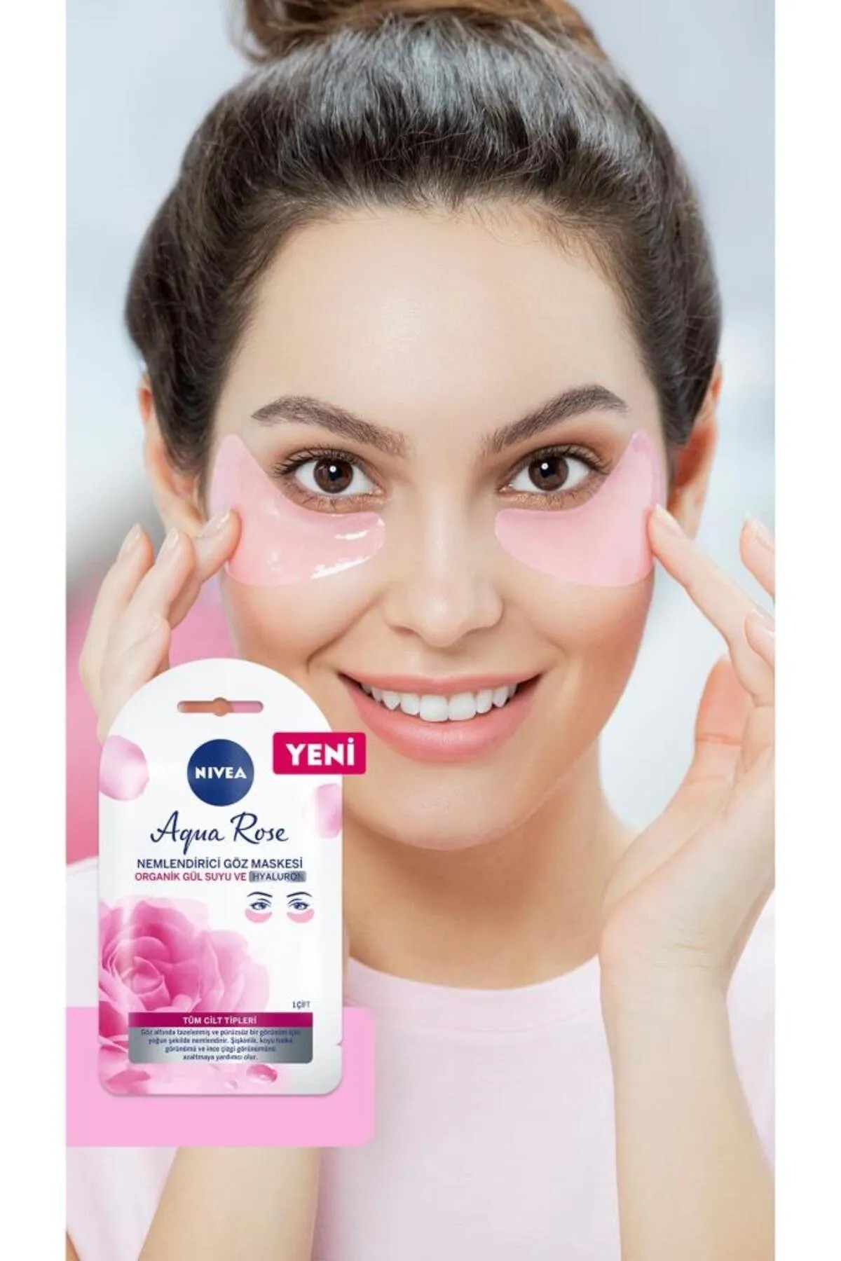 NIVEA AQUA ROSE NEMLENDİRİCİ GÖZ MASKESİ